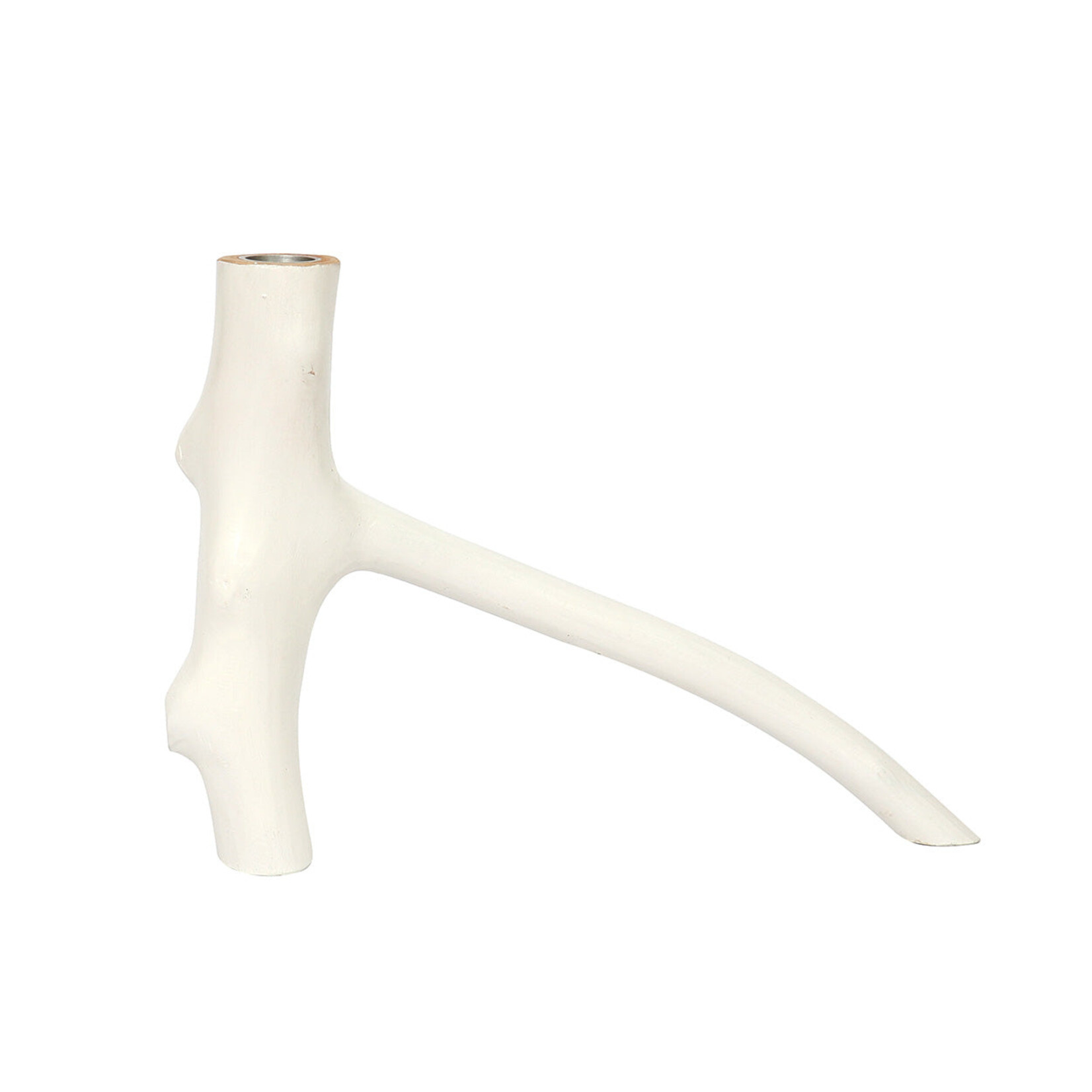 Bazar Bizar Antwerp The Triple Twig Candle Holder - White
