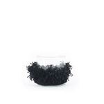 Bazar Bizar Antwerp The Oh My Gee Candle Holder - Black Velvet - S