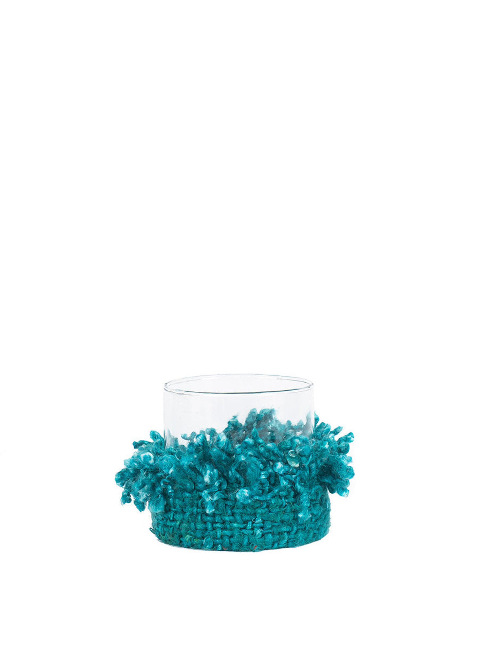 Bazar Bizar Antwerp The Oh My Gee Candle Holder - Aqua - S