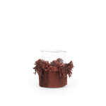 Bazar Bizar Antwerp The Oh My Gee Candle Holder - Burgundy Velvet - M