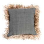 Bazar Bizar Antwerp The Cotton Bonita Cushion Cover - Natural Black - 60x60
