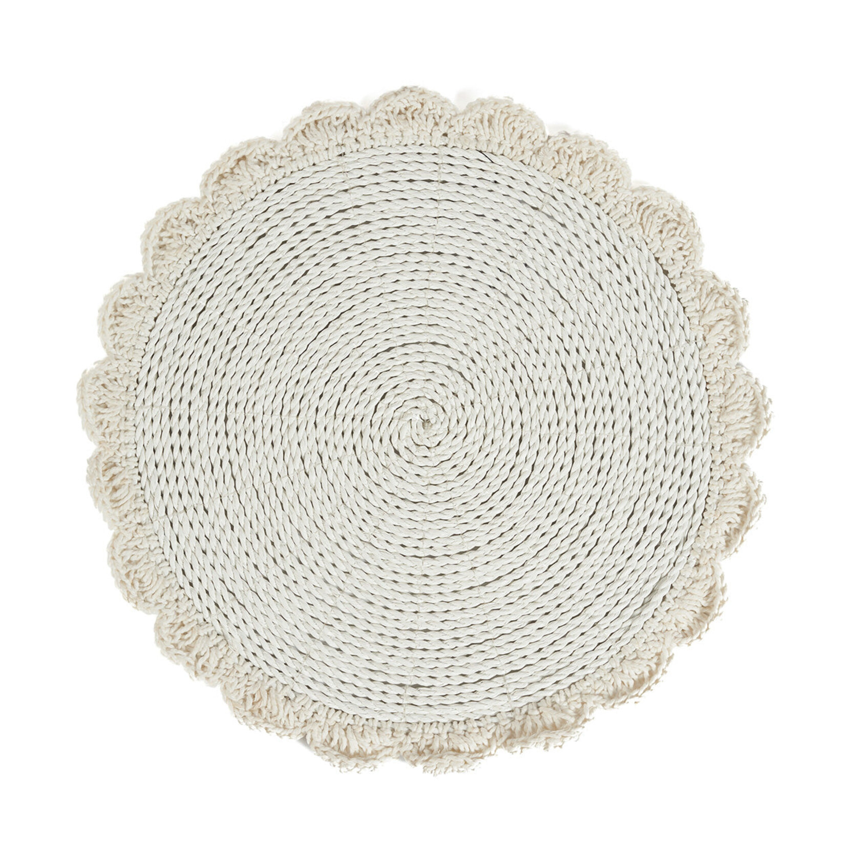 Bazar Bizar Antwerp The Macrame Marriage Placemat - Natural