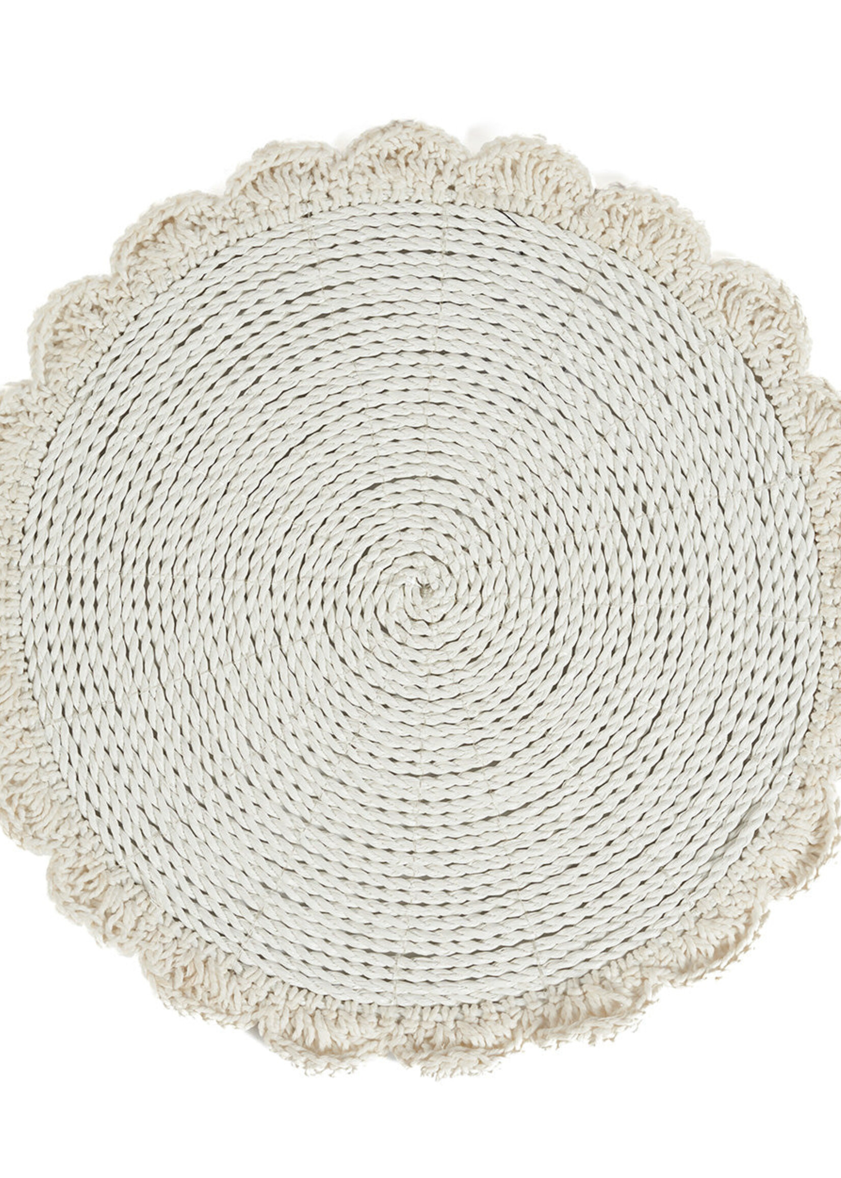 Bazar Bizar Antwerp The Macrame Marriage Placemat - Natural