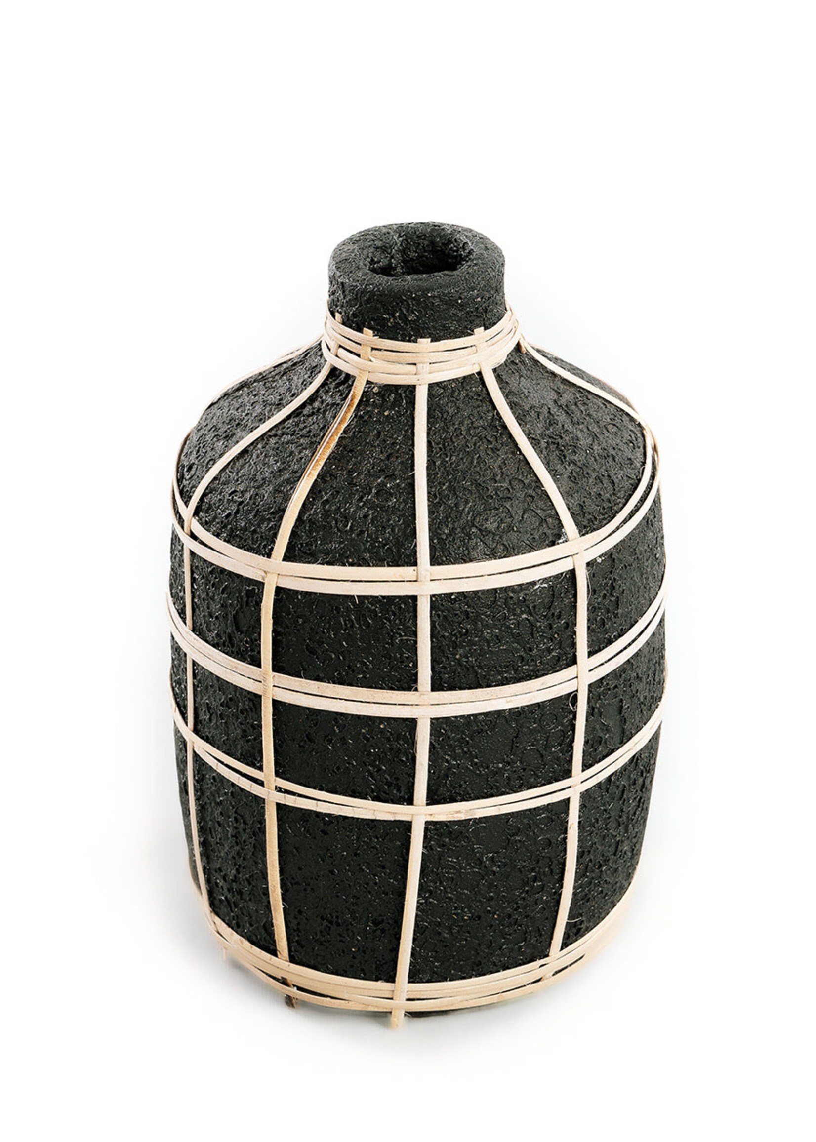 Bazar Bizar Antwerp The Whoopy Vase - Black Natural - M