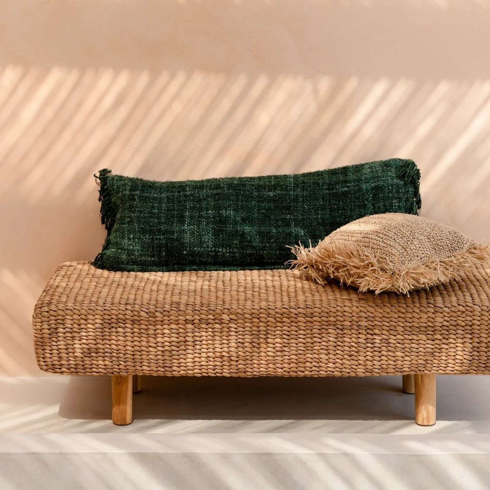 Bazar Bizar Antwerp The Oh My Gee Cushion Cover - Forest Green - 35x100