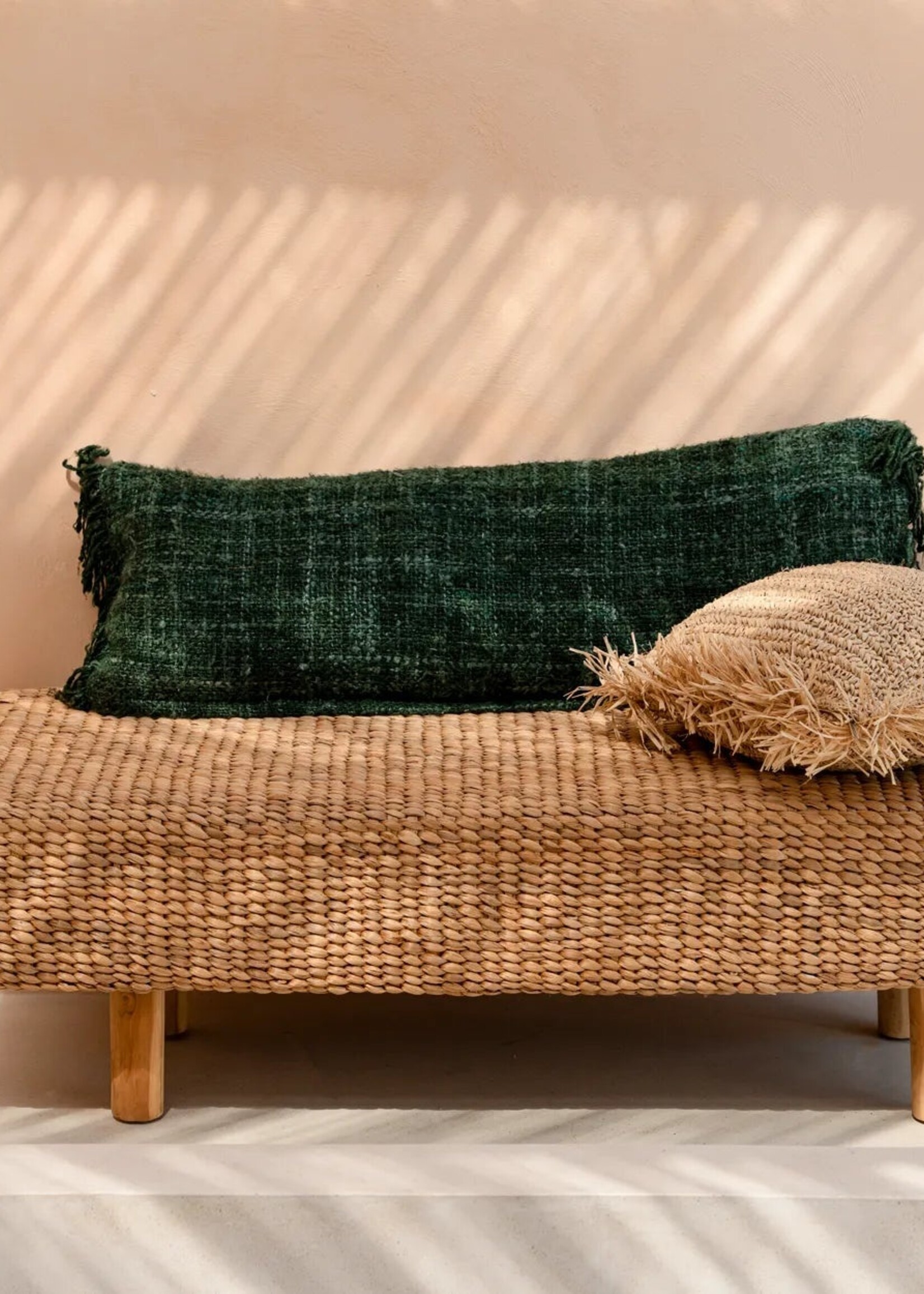 Bazar Bizar Antwerp The Oh My Gee Cushion Cover - Forest Green - 35x100