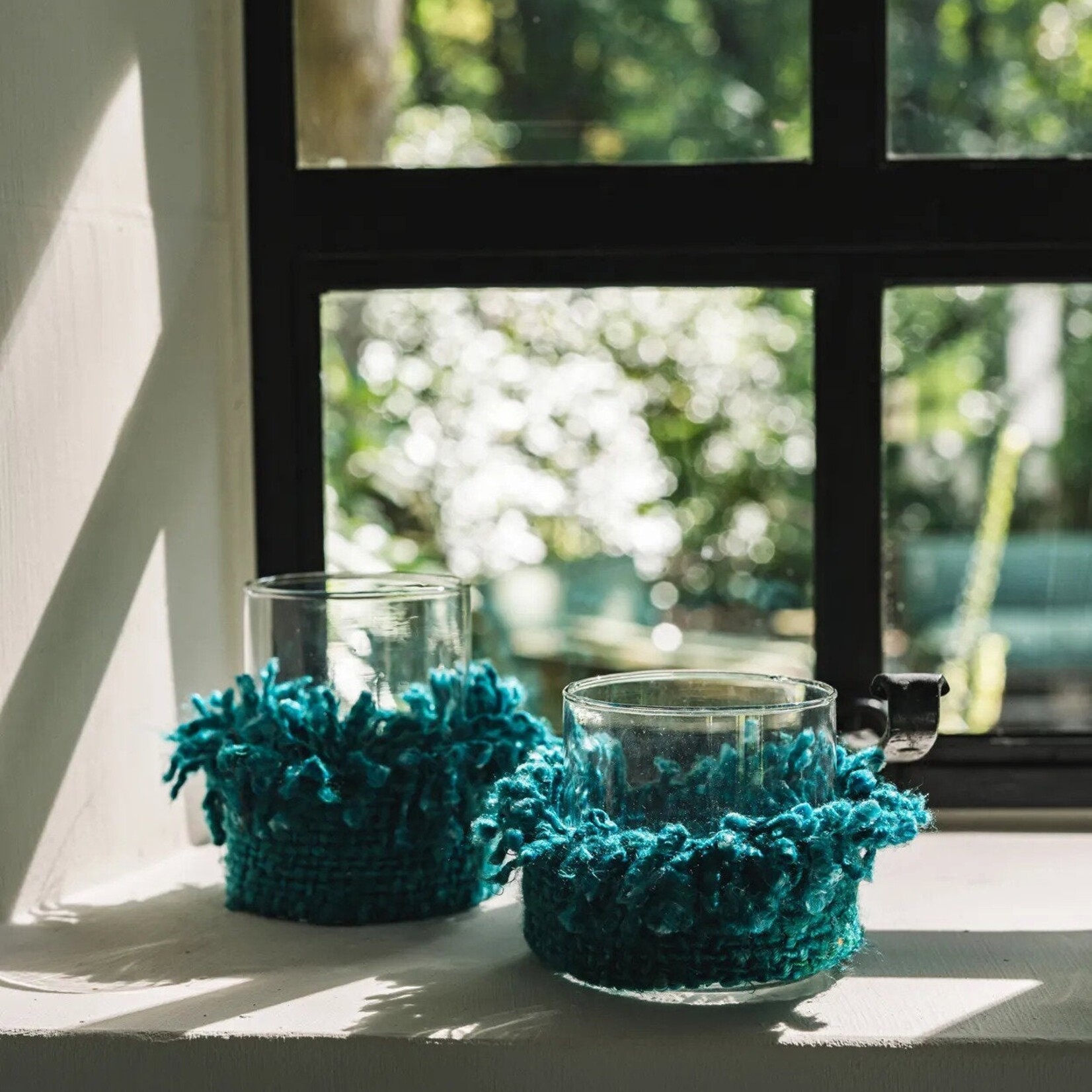 Bazar Bizar Antwerp The Oh My Gee Candle Holder - Aqua - S