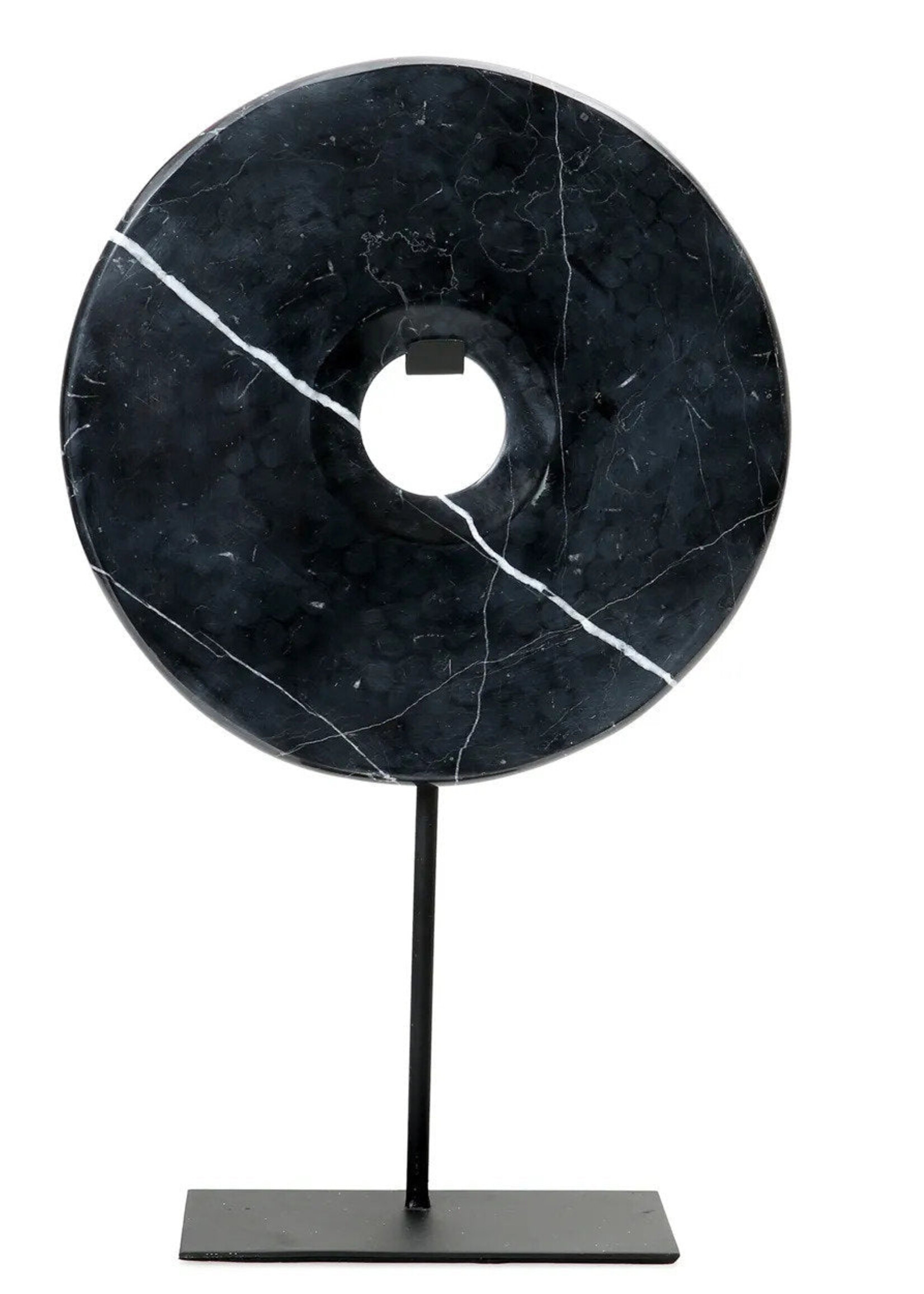 Bazar Bizar Antwerp The Marble Disc on Stand - Black - L