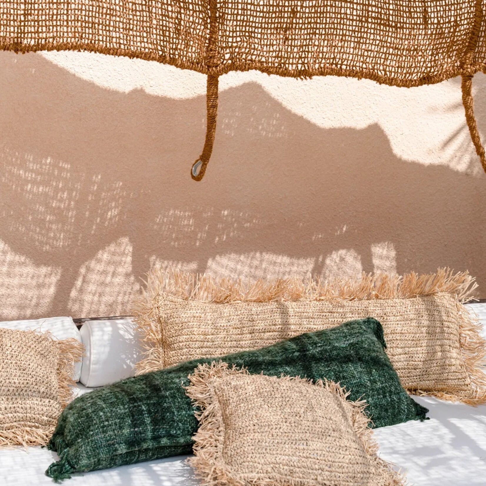 Bazar Bizar Antwerp The Oh My Gee Cushion Cover - Forest Green - 35x100