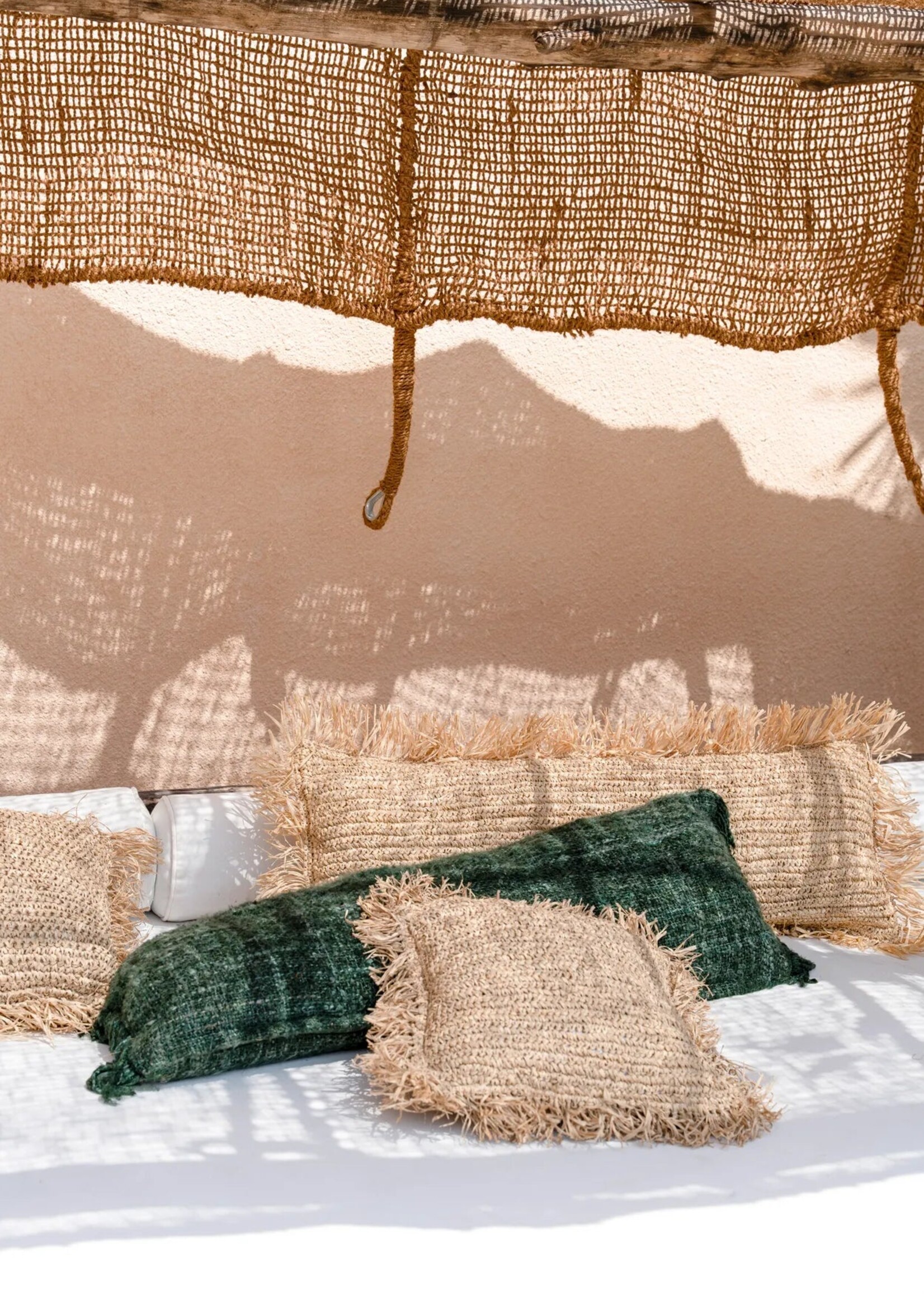 Bazar Bizar Antwerp The Oh My Gee Cushion Cover - Forest Green - 35x100