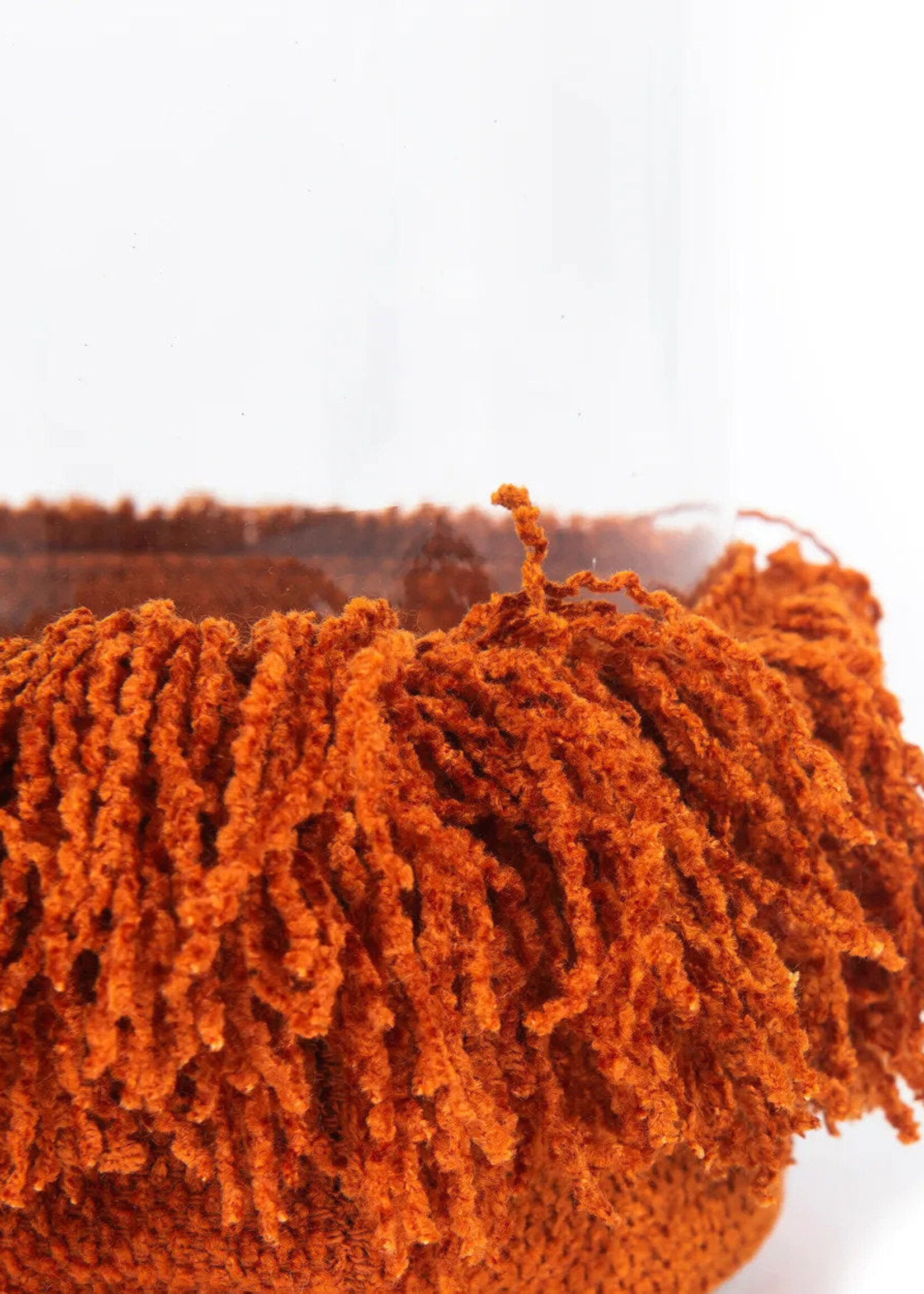 Bazar Bizar Antwerp The Oh My Gee Candle Holder - Rust Velvet - S