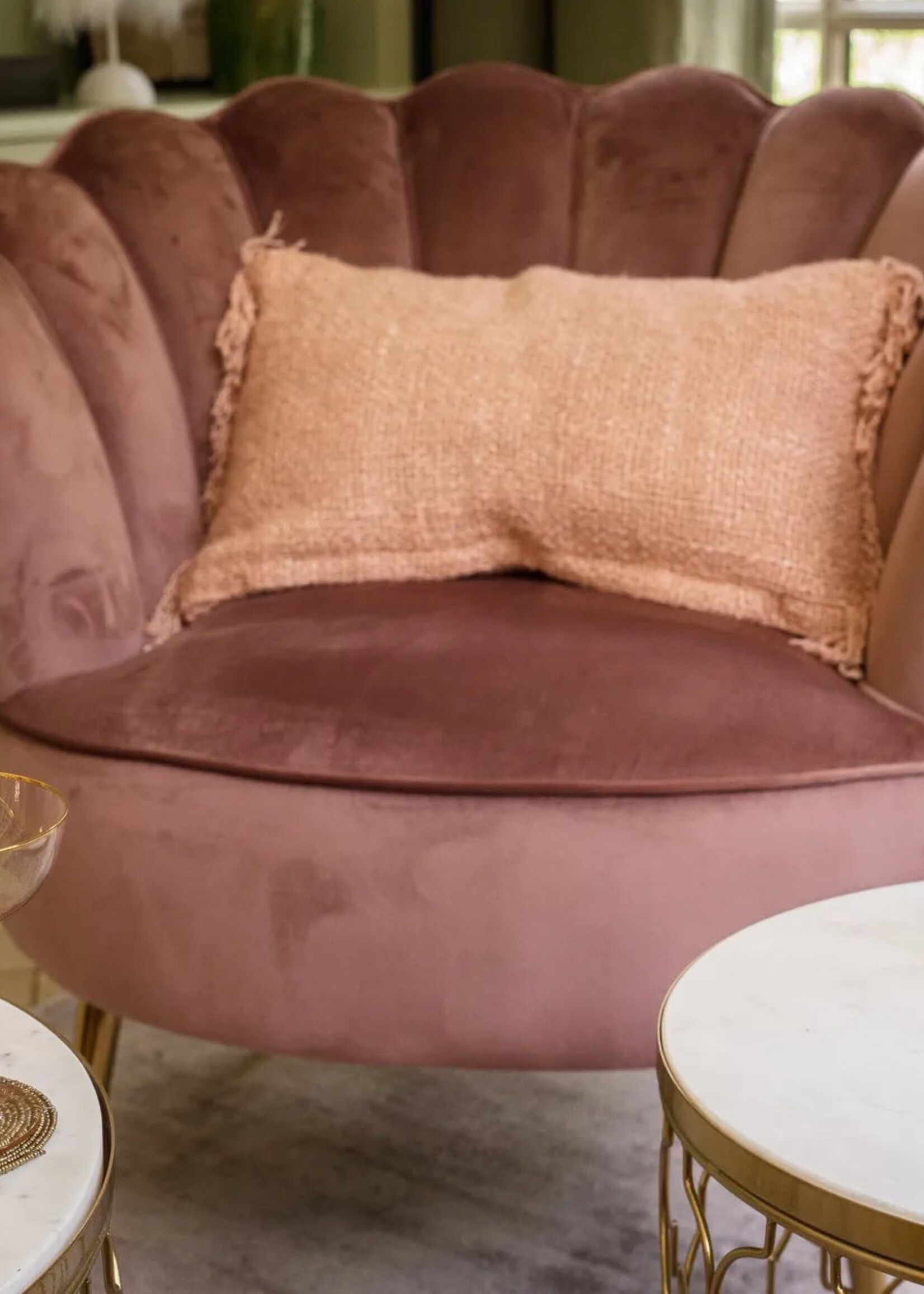 Bazar Bizar Antwerp The Oh My Gee Cushion Cover - Salmon Pink - 30x50