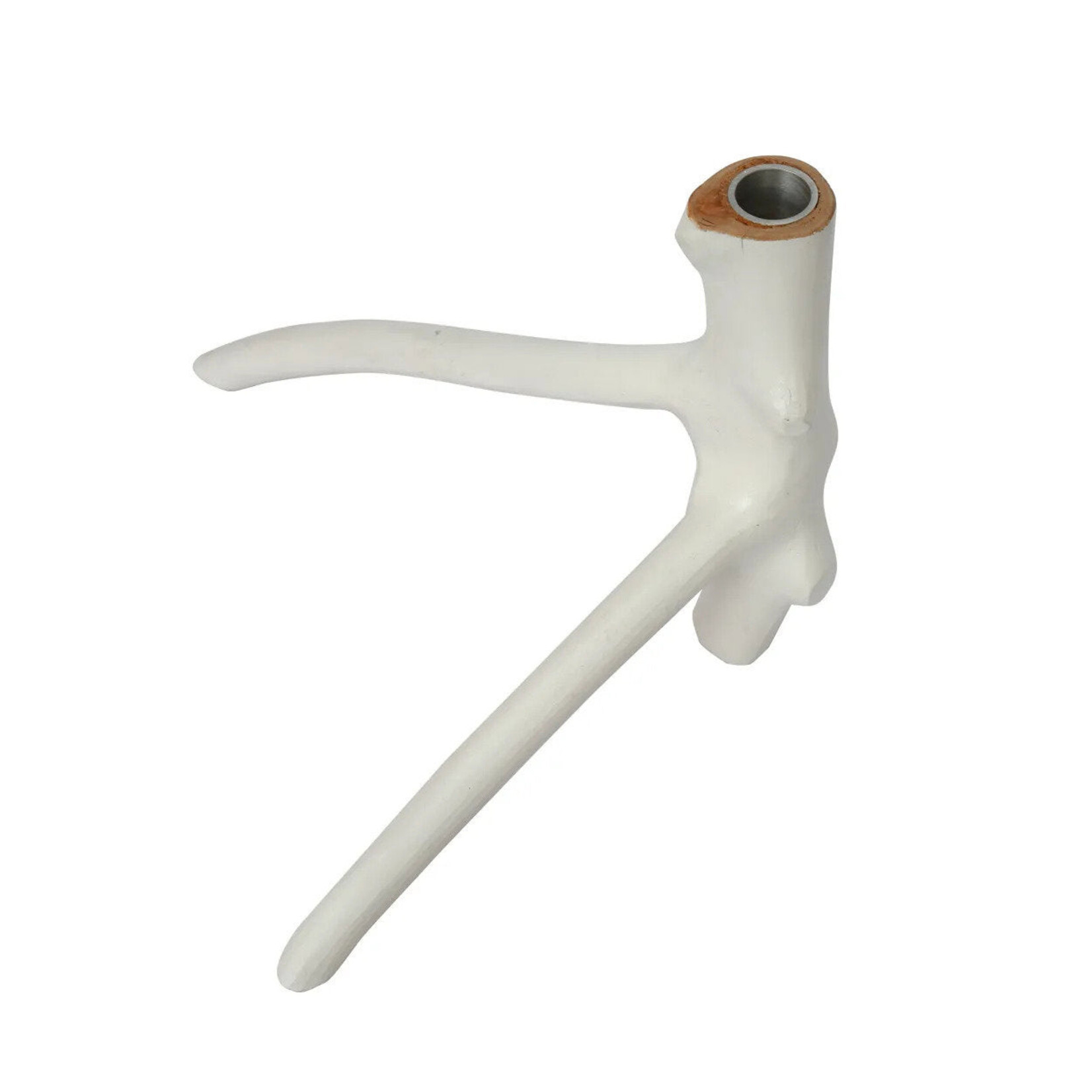 Bazar Bizar Antwerp The Triple Twig Candle Holder - White