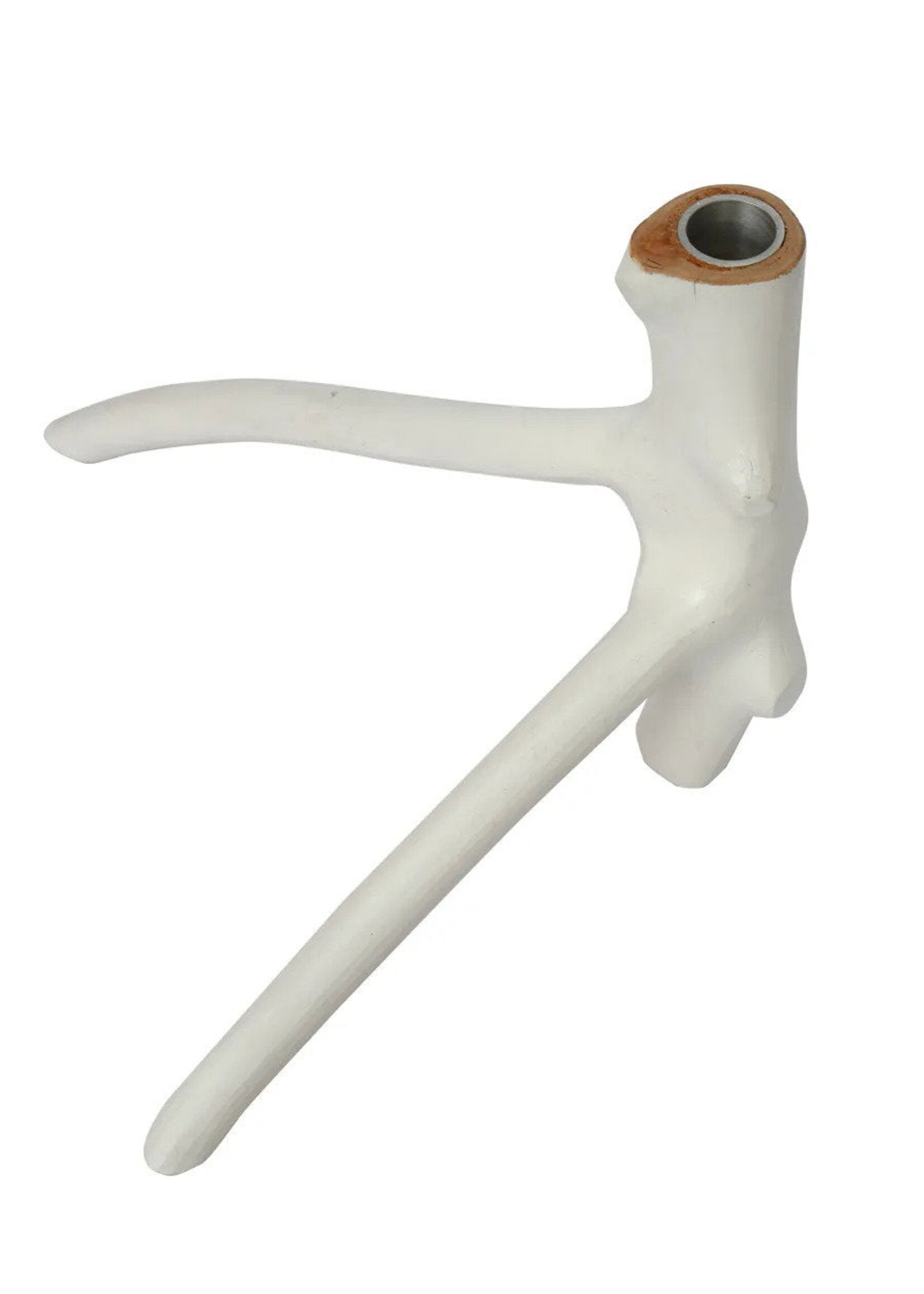 Bazar Bizar Antwerp The Triple Twig Candle Holder - White