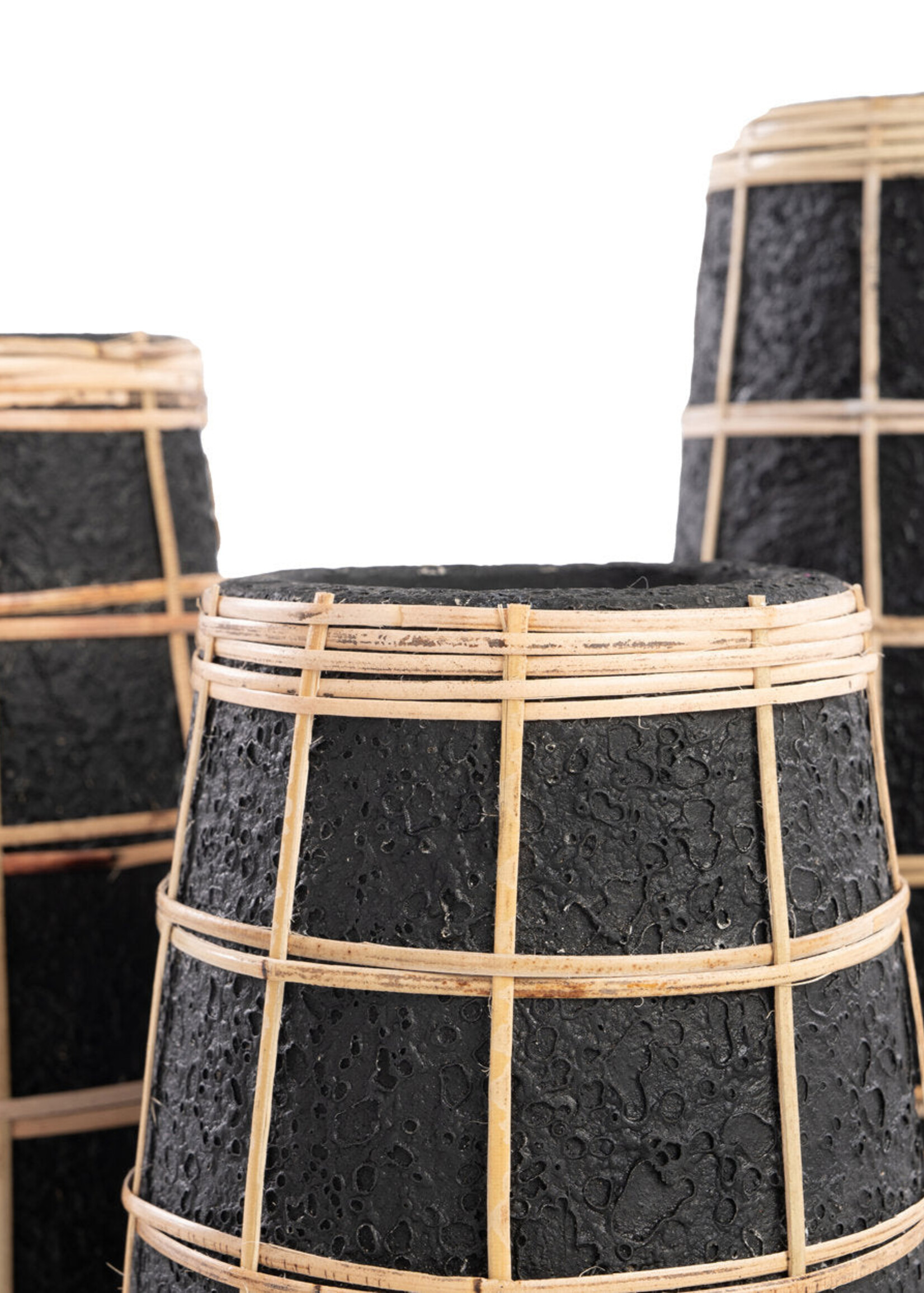 Bazar Bizar Antwerp The Cutie Vase - Black Natural - M