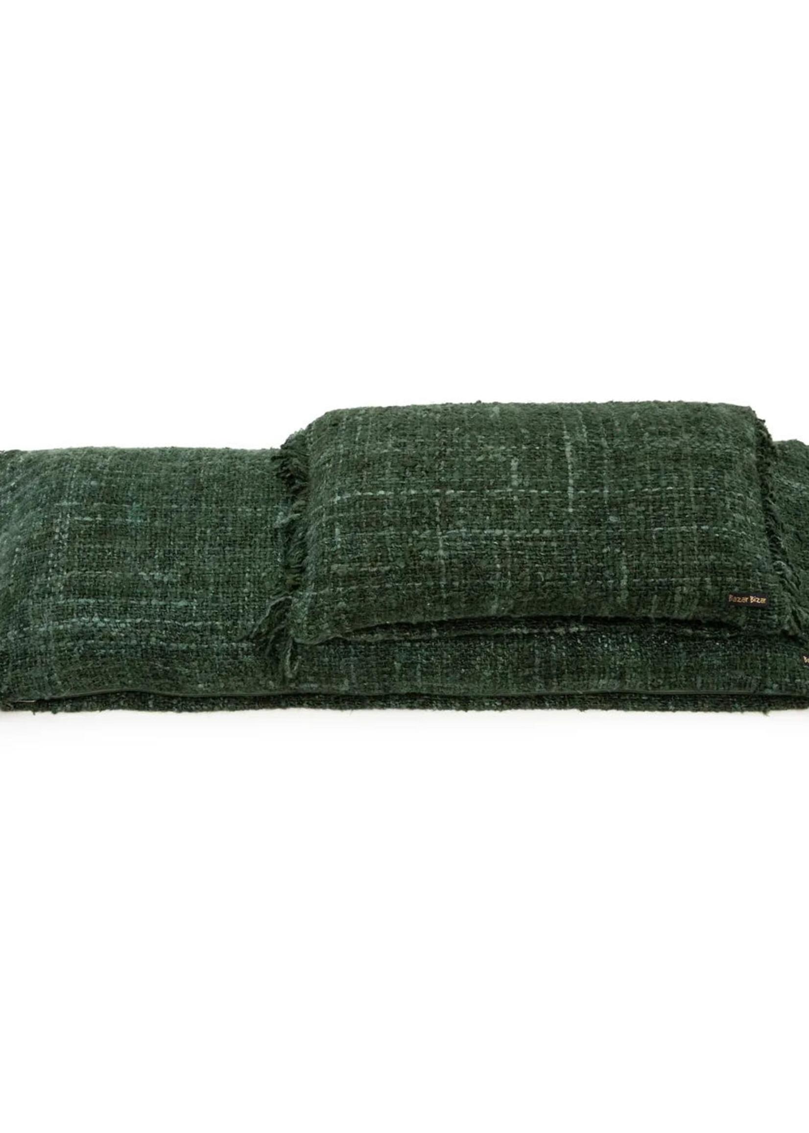 Bazar Bizar Antwerp The Oh My Gee Cushion Cover - Forest Green - 35x100