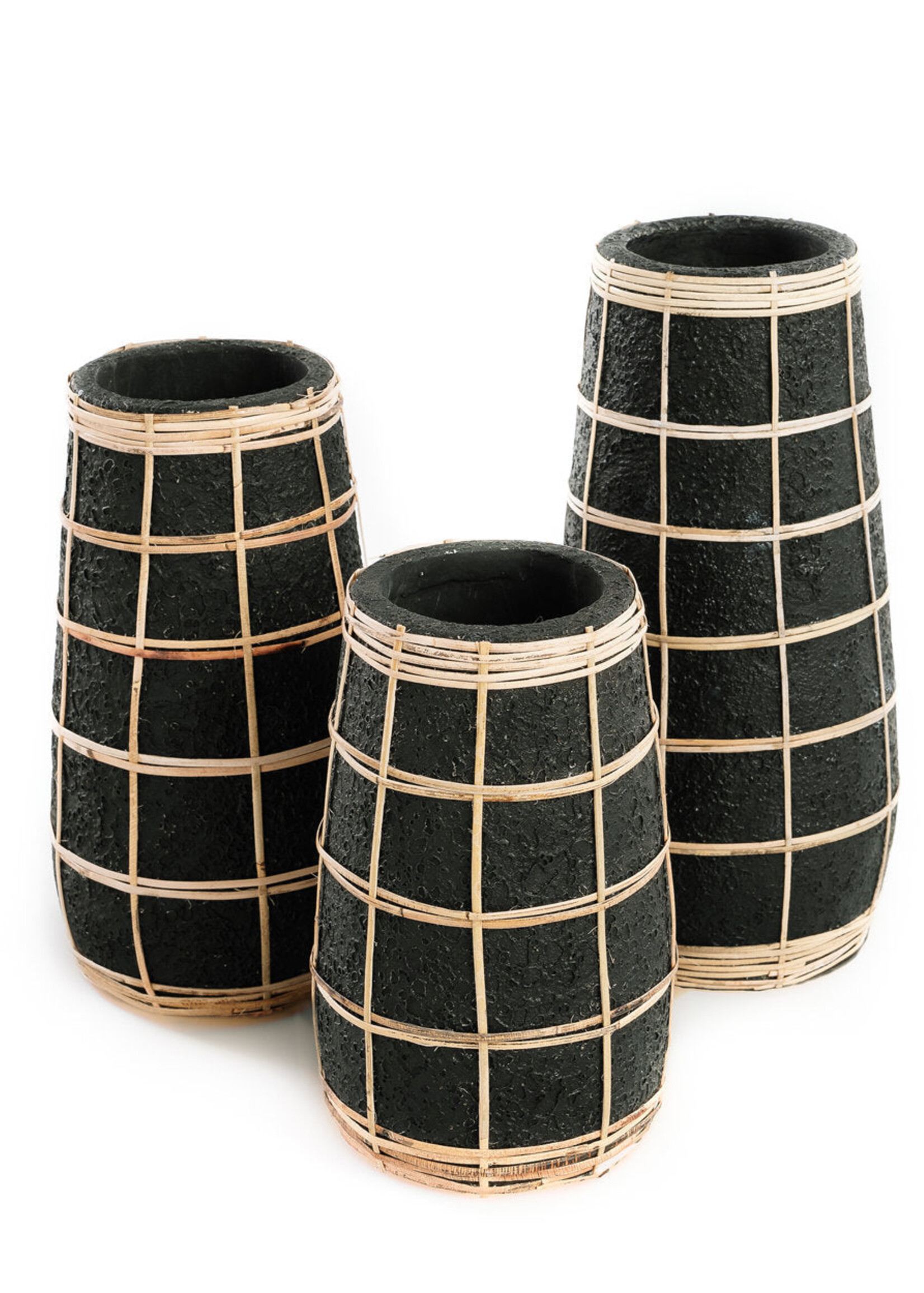 Bazar Bizar Antwerp The Cutie Vase - Black Natural - M
