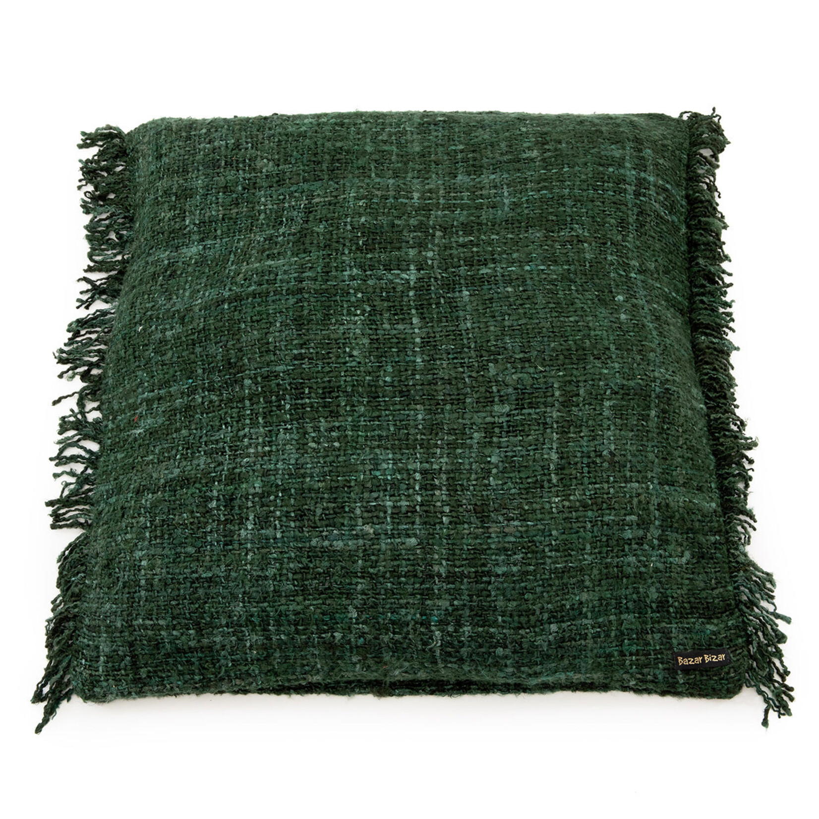 Bazar Bizar Antwerp The Oh My Gee Cushion Cover - Forest Green - 60x60