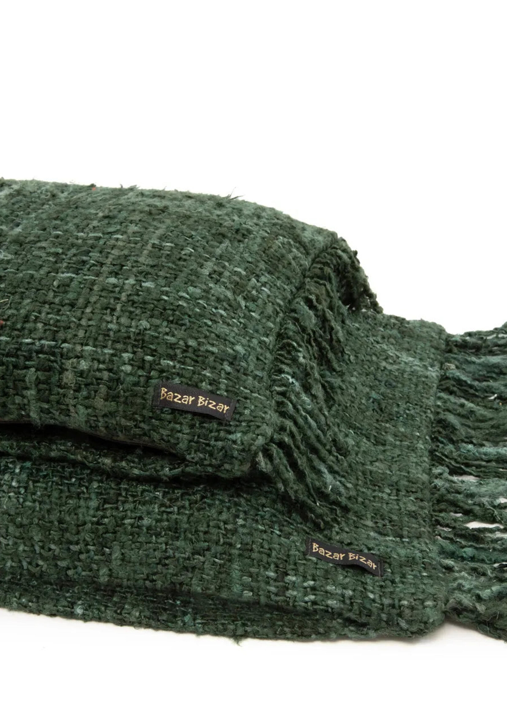 Bazar Bizar Antwerp The Oh My Gee Cushion Cover - Forest Green - 35x100