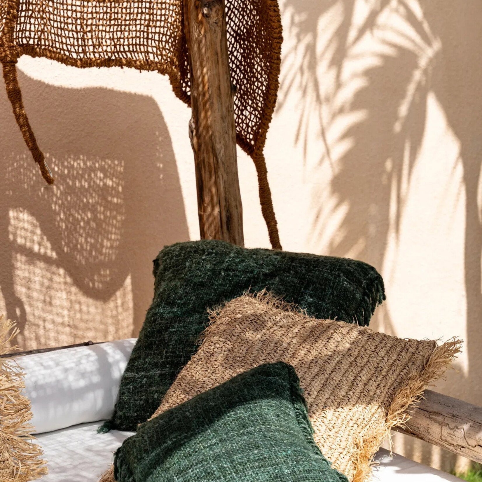 Bazar Bizar Antwerp The Oh My Gee Cushion Cover - Forest Green - 60x60