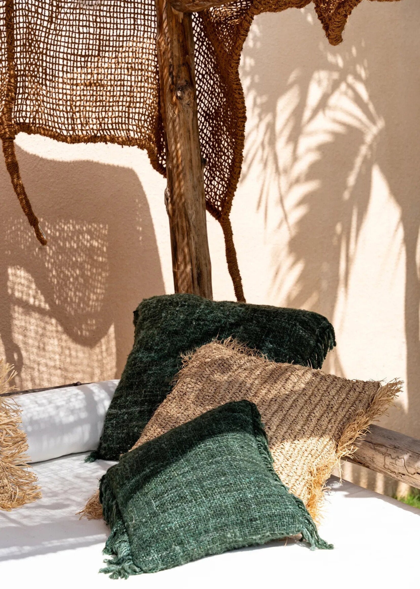 Bazar Bizar Antwerp The Oh My Gee Cushion Cover - Forest Green - 60x60