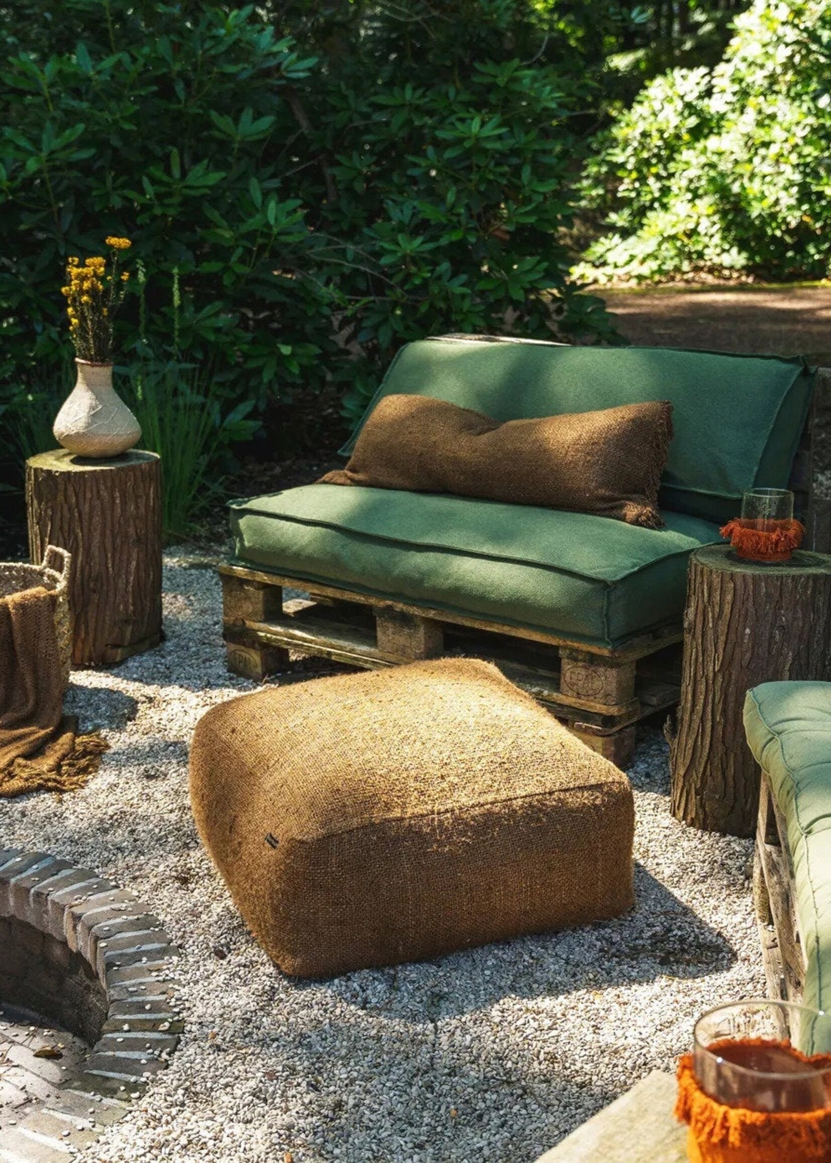 Bazar Bizar Antwerp The Oh My Gee Cushion Cover - Brown - 35x100