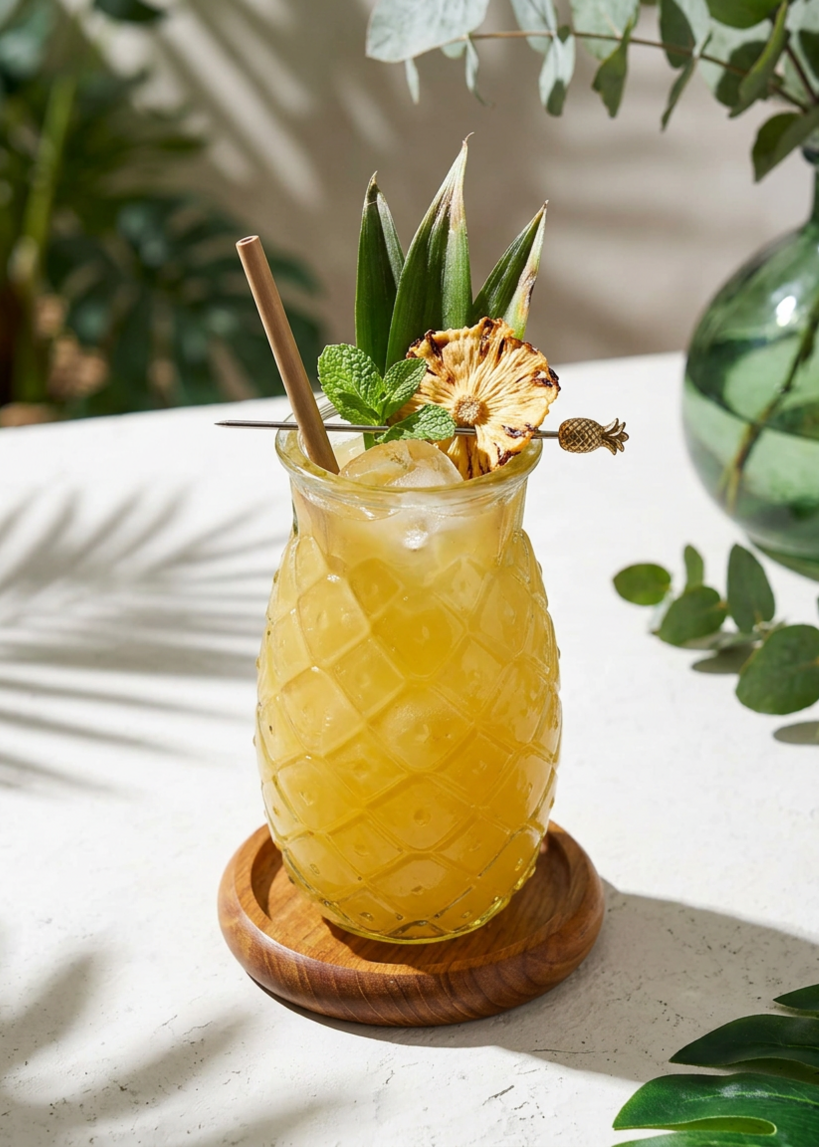Bazar Bizar Antwerp The Pineapple Glass - Blue - M