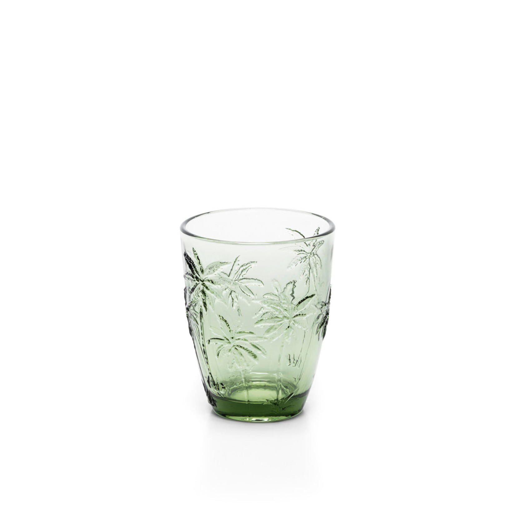 Bazar Bizar Antwerp The Palm Breeze Water Glass - Green