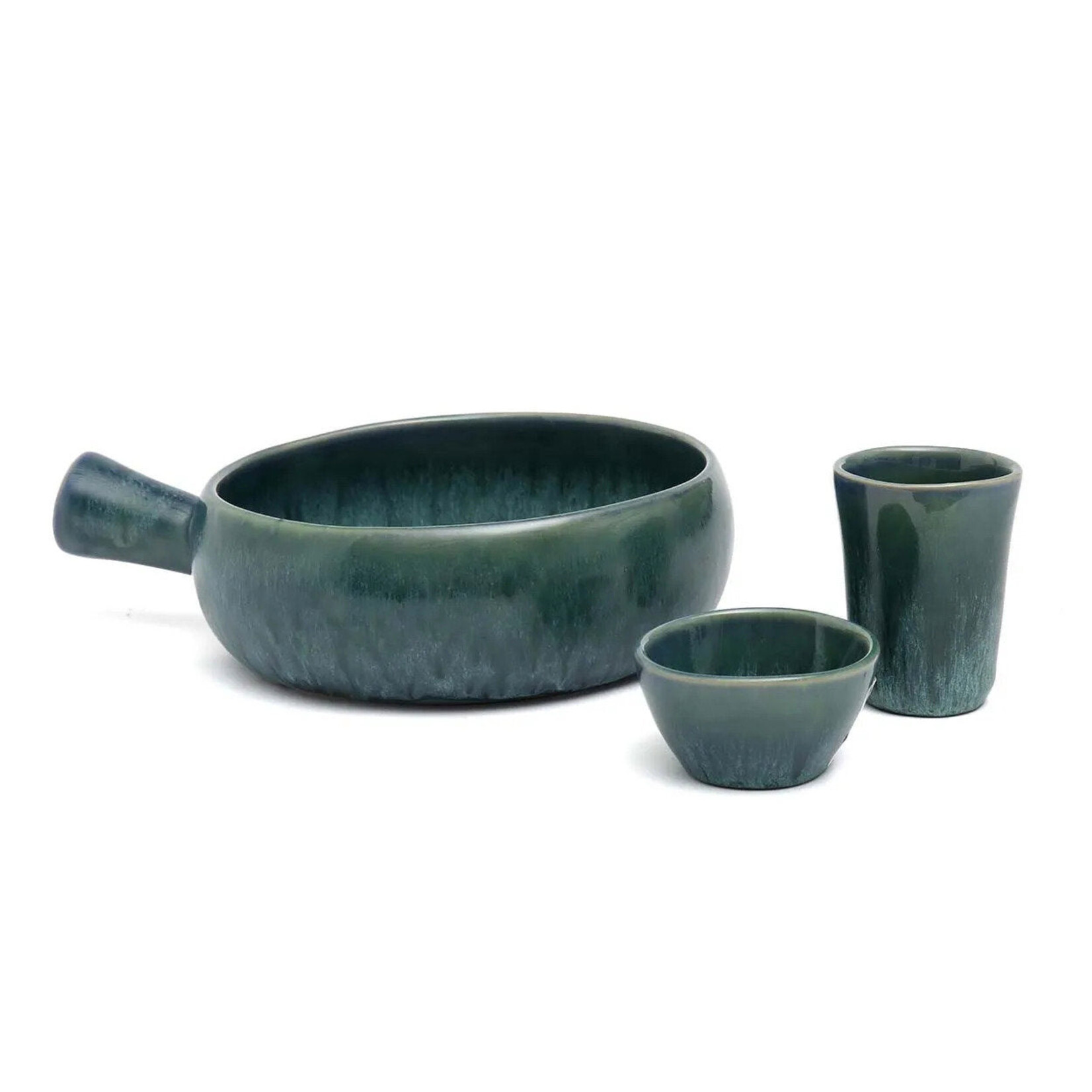 Bazar Bizar Antwerp The Aqua Casserole with Handle