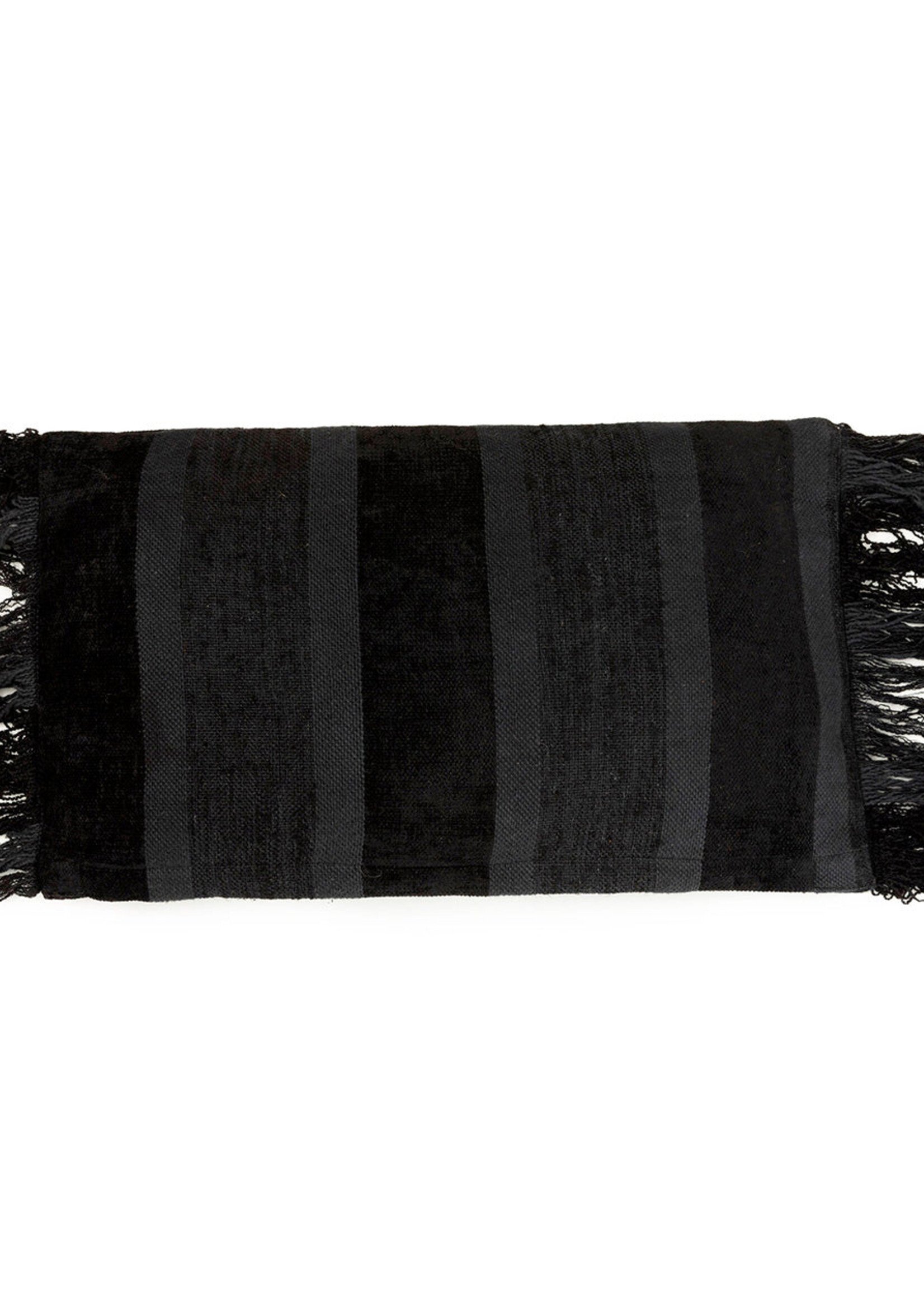 Bazar Bizar Antwerp The Oh My Gee Cushion Cover - Black Velvet - 30x50