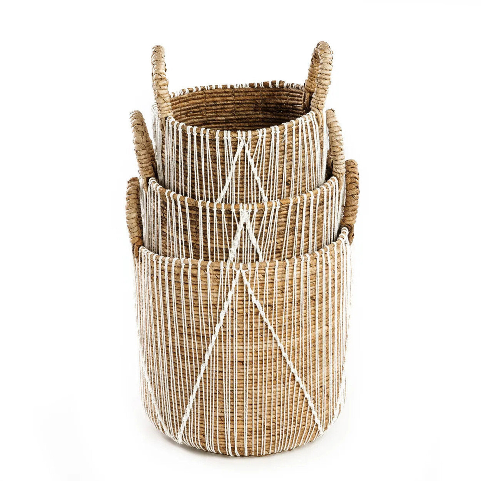 Bazar Bizar Antwerp The Straight Stitched Macrame Basket - S