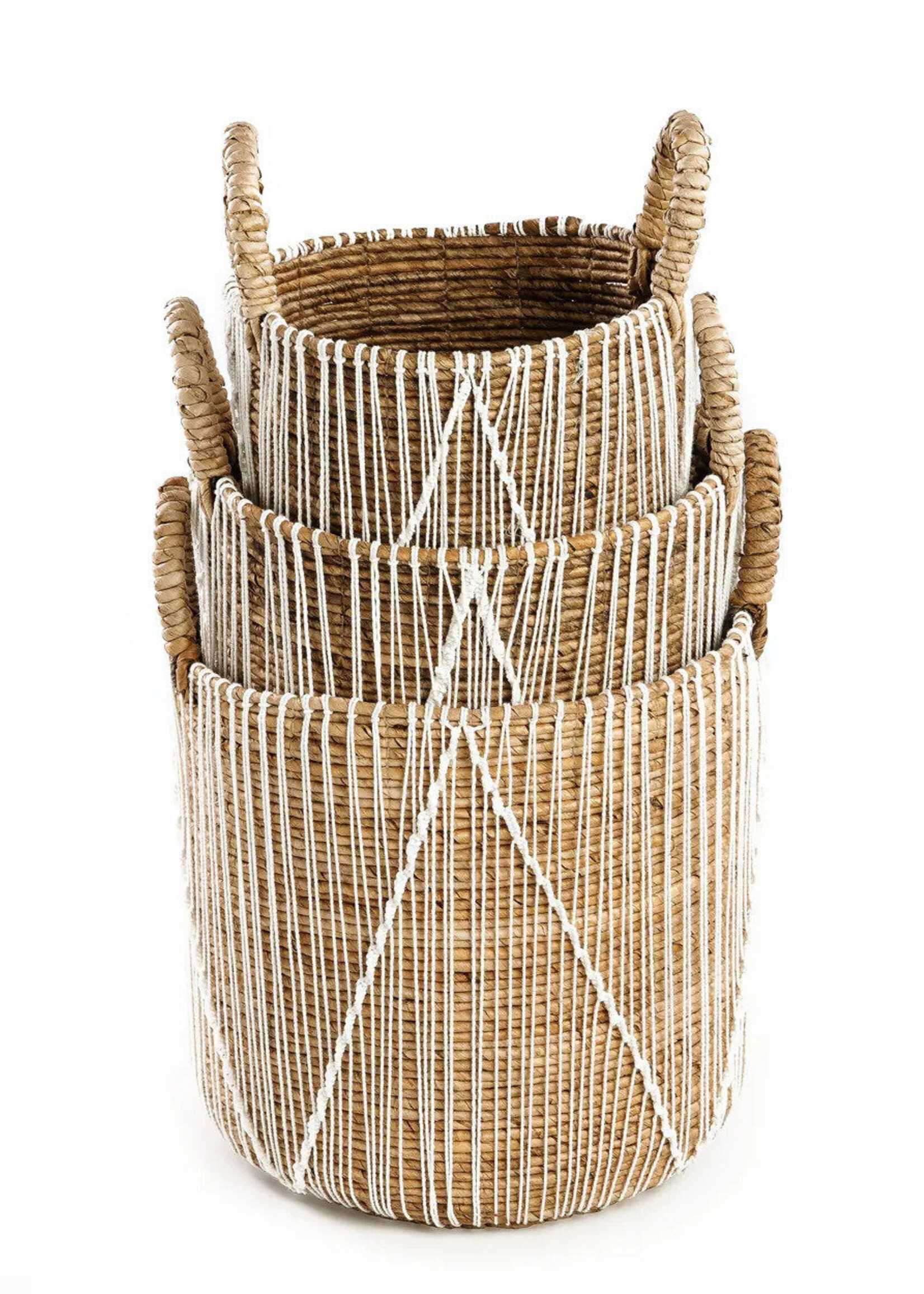 Bazar Bizar Antwerp The Straight Stitched Macrame Basket - S