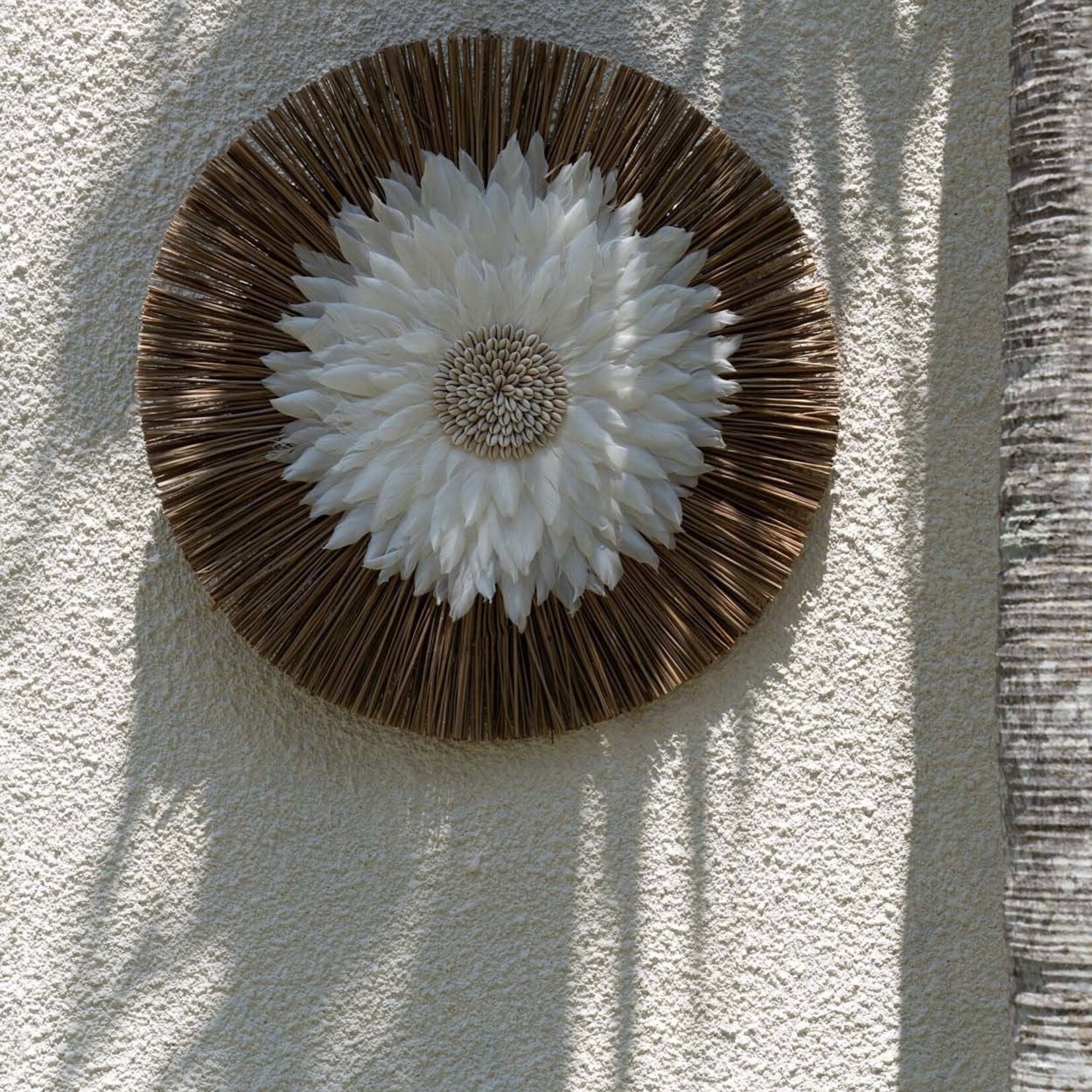 Bazar Bizar Antwerp The Alang Feather Juju - Natural White