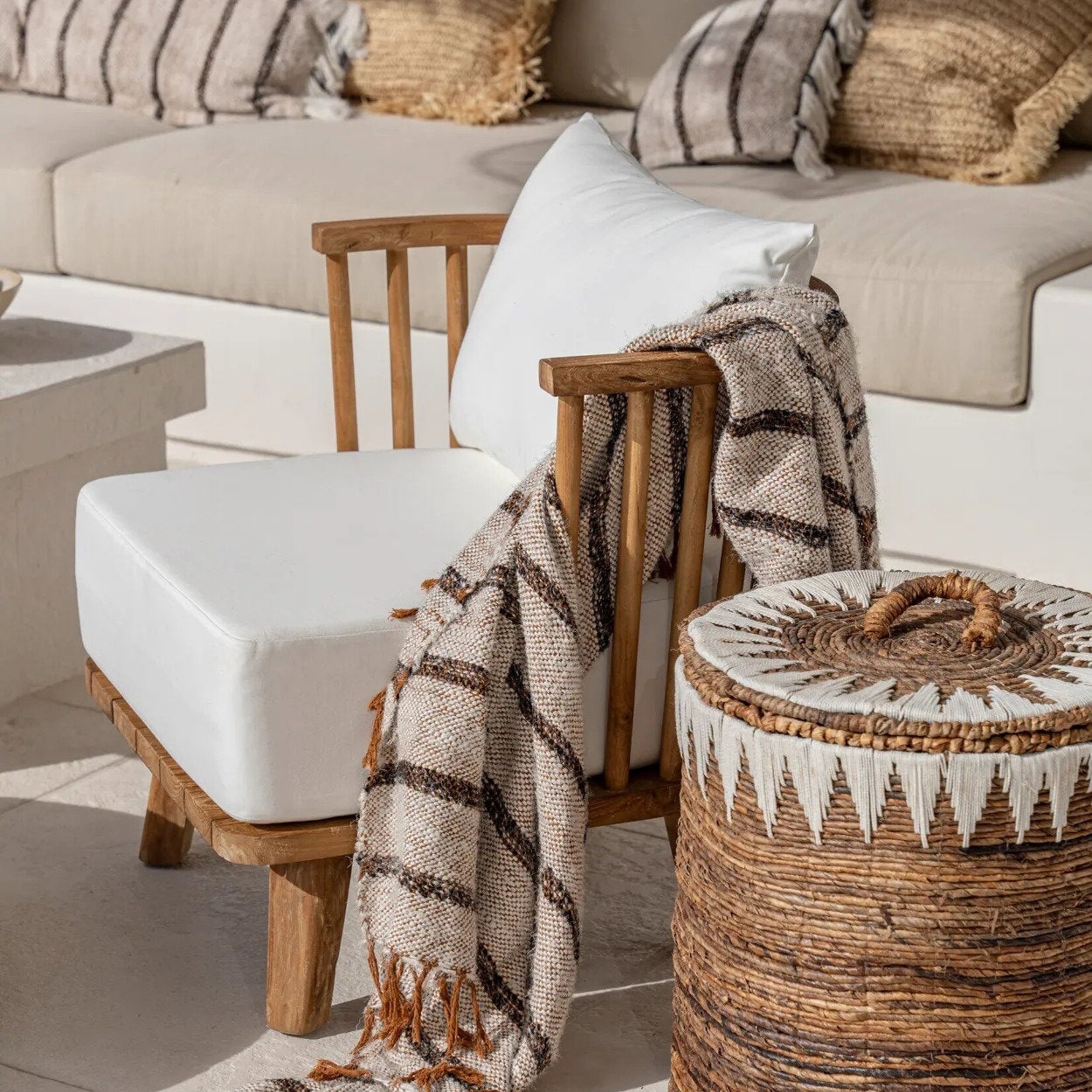 Bazar Bizar Antwerp The Banana Stitched Laundry Baskets - L