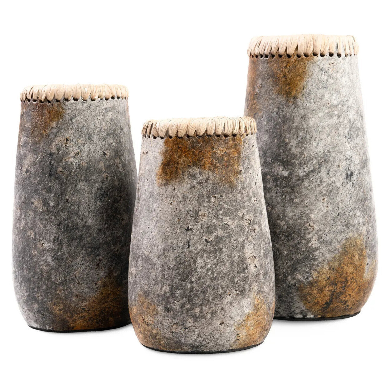 Bazar Bizar Antwerp The Sneaky Vase - Antique Grey - S