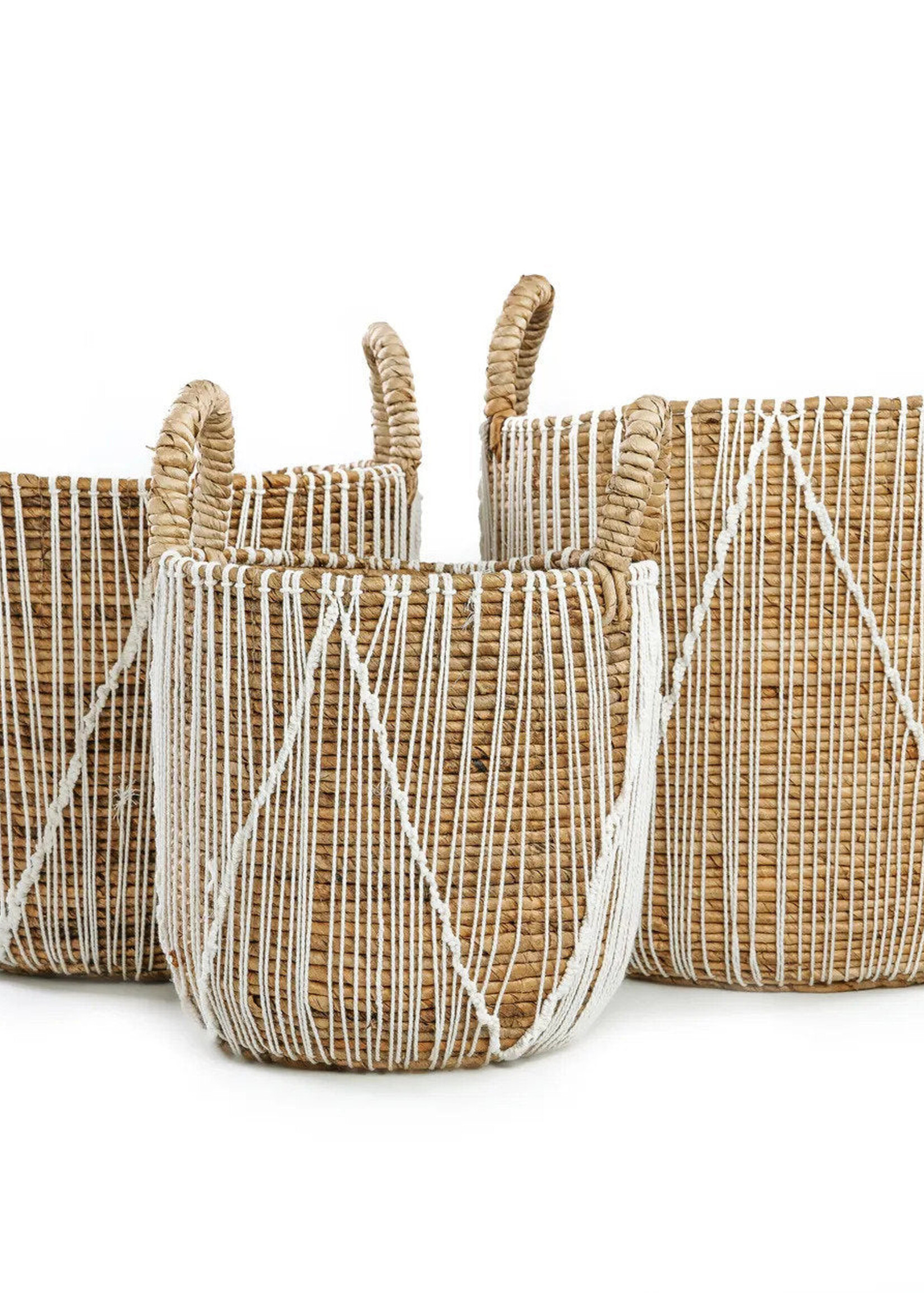 Bazar Bizar Antwerp The Straight Stitched Macrame Basket - S