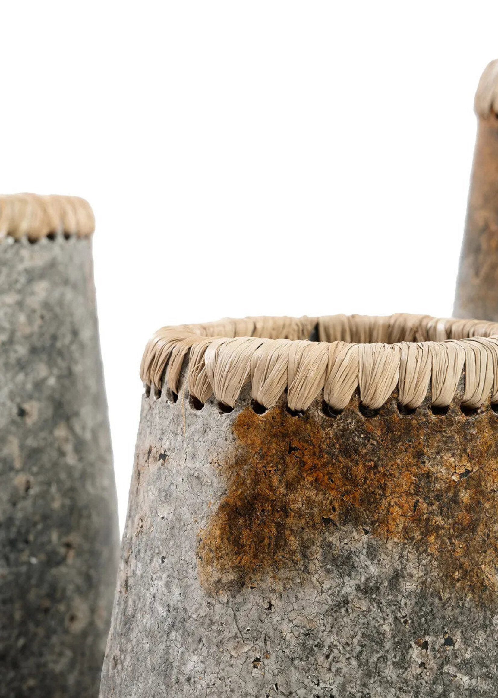 Bazar Bizar Antwerp The Sneaky Vase - Antique Grey - S