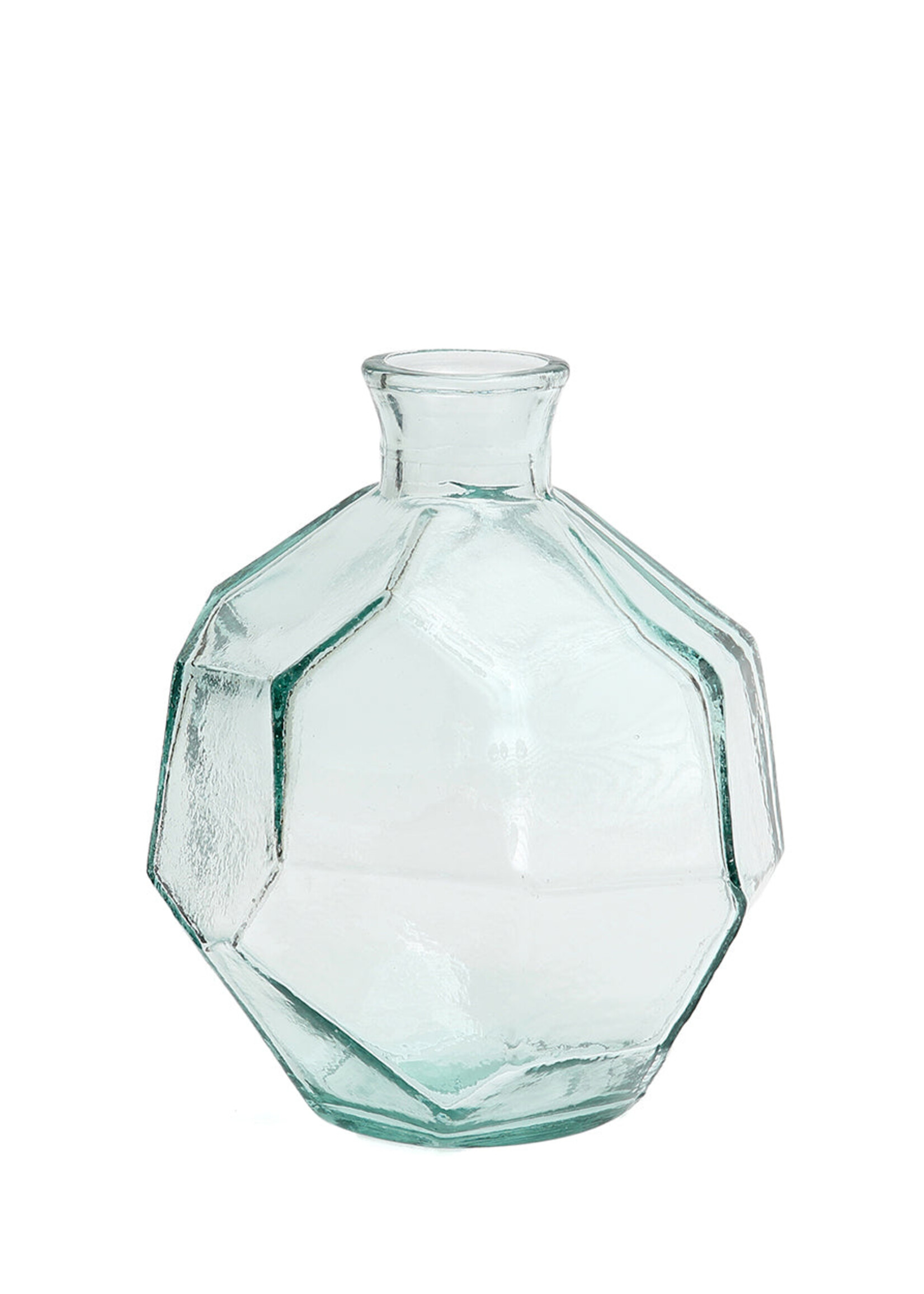 Bazar Bizar Antwerp The Round Origami Vase - Blue