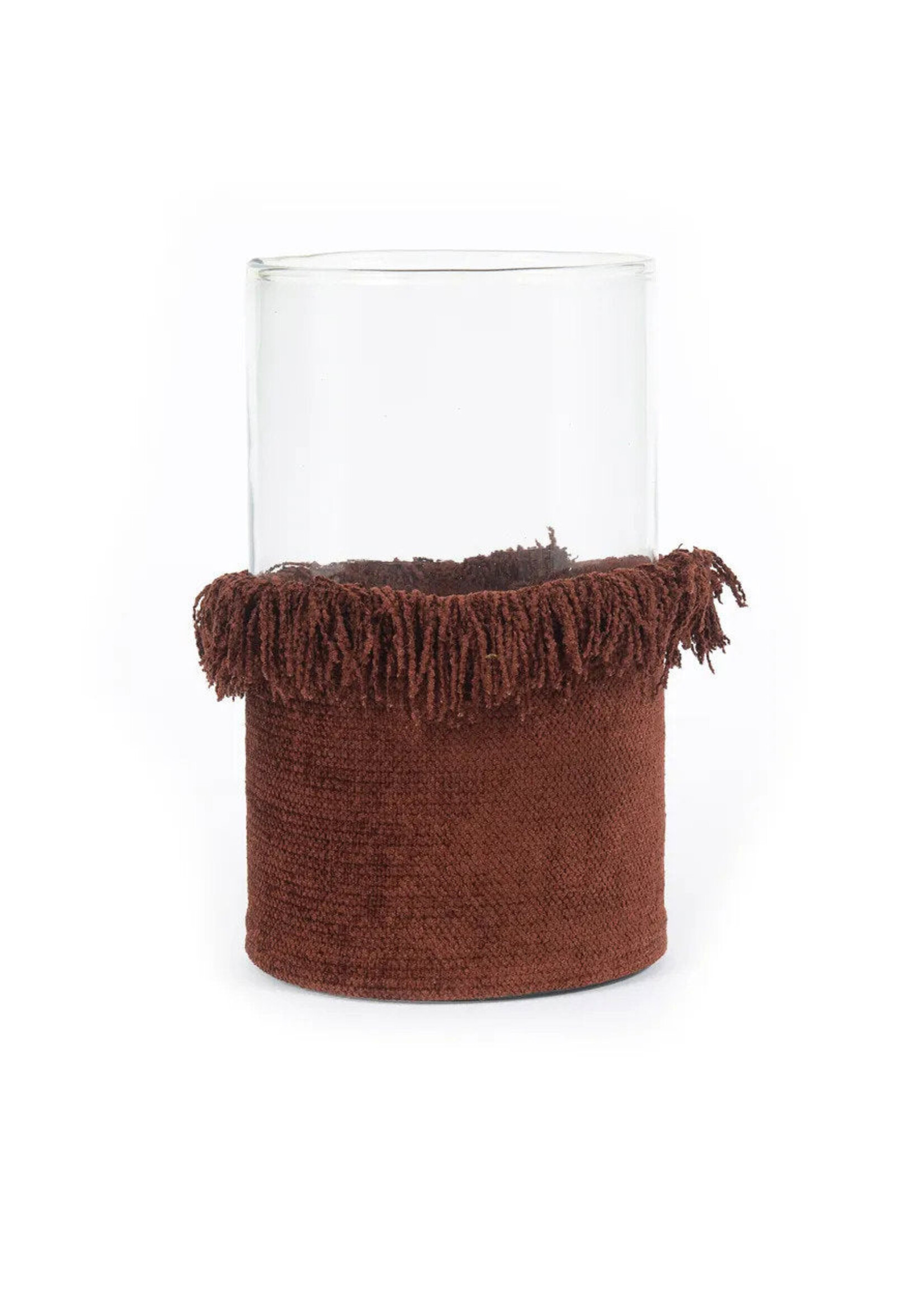 Bazar Bizar Antwerp The Oh My Gee Candle Holder - Burgundy Velvet - XXL