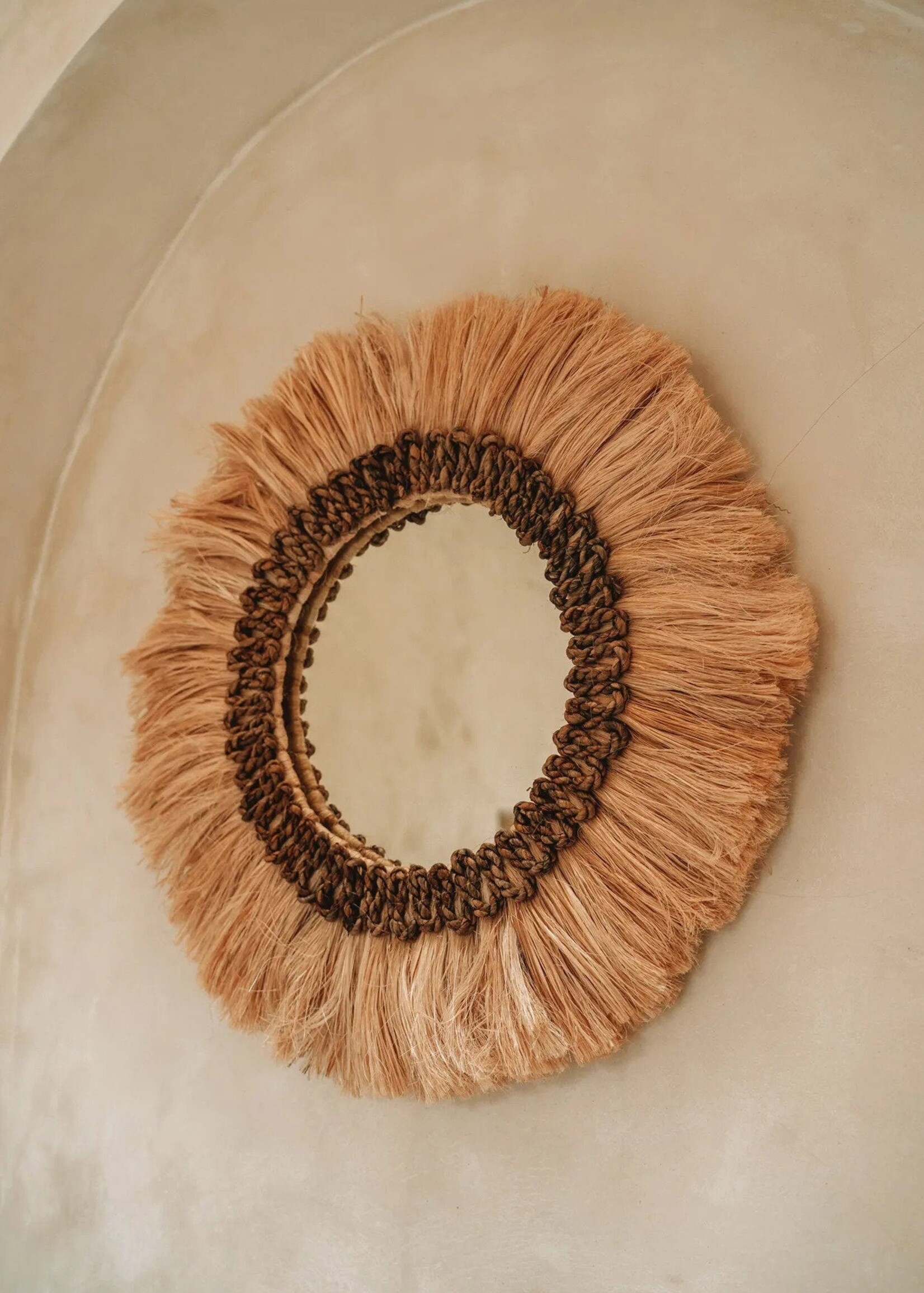 Bazar Bizar Antwerp The Mowgli Mirror - Natural - M