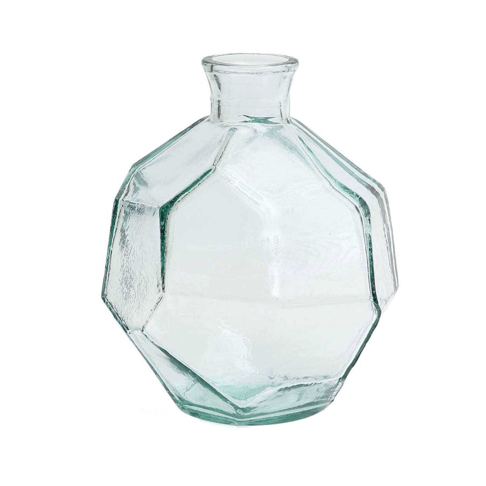 Bazar Bizar Antwerp The Round Origami Vase - Blue