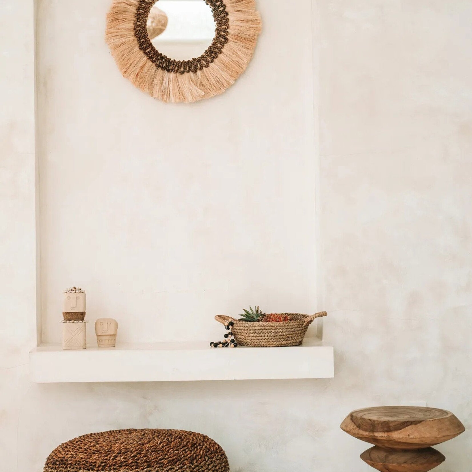 Bazar Bizar Antwerp The Mowgli Mirror - Natural - M