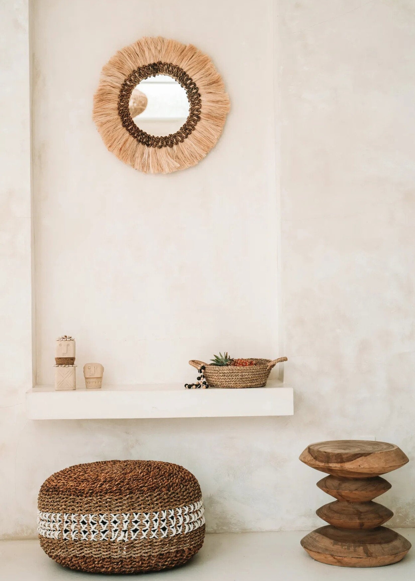 Bazar Bizar Antwerp The Mowgli Mirror - Natural - M