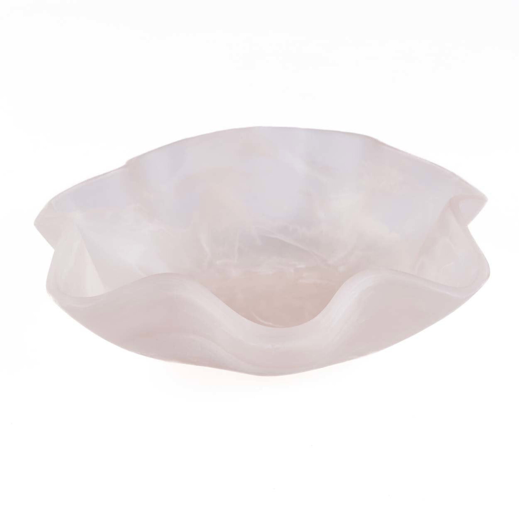 Bazar Bizar Antwerp The Resin Organic Fruit Bowl - Pink White