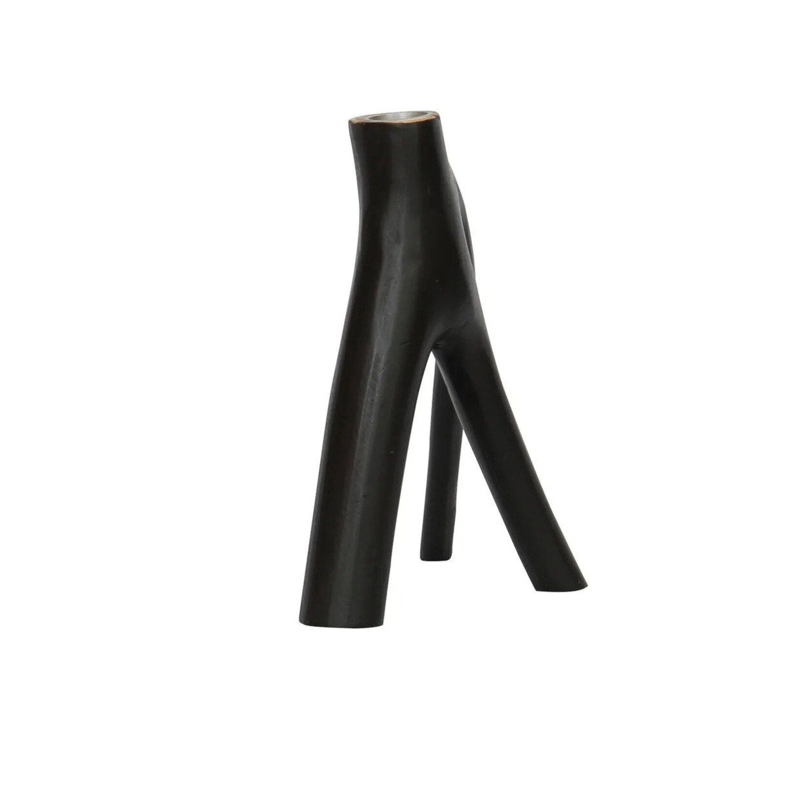 Bazar Bizar Antwerp The Triple Twig Candle Holder - Black