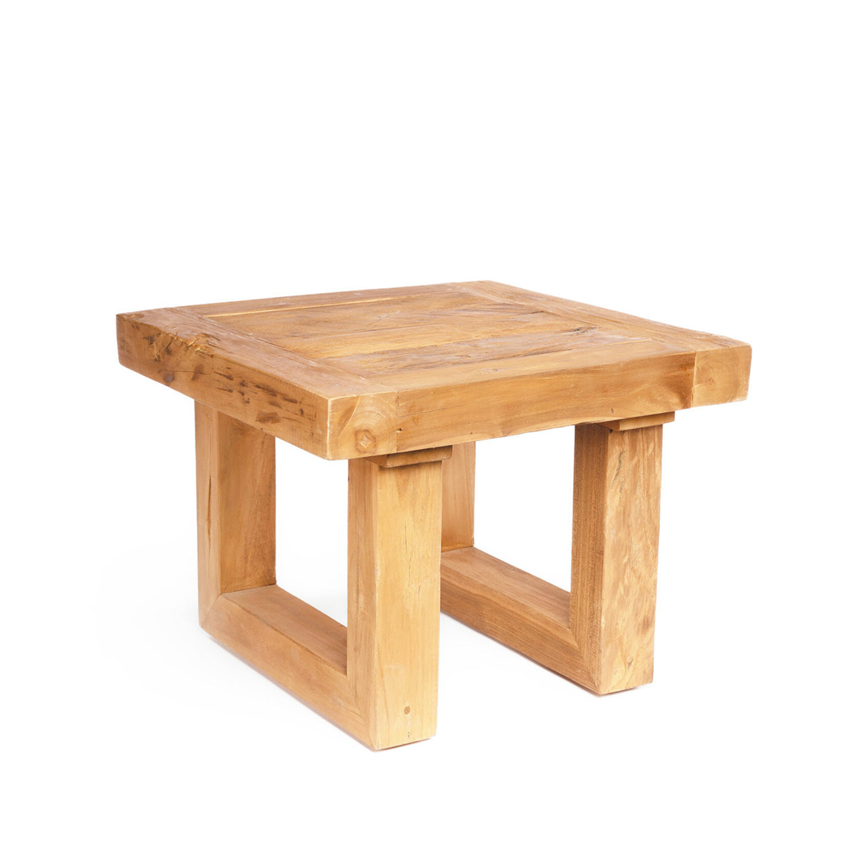 Bazar Bizar Antwerp The Reclaimed Teak Side Table - Natural