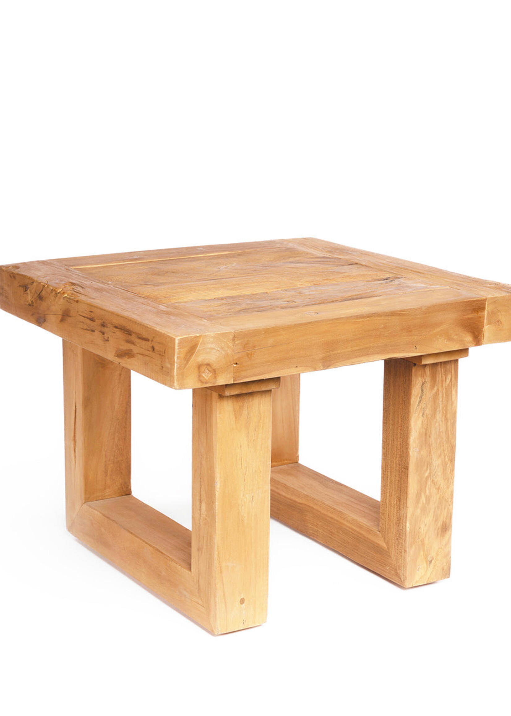 Bazar Bizar Antwerp The Reclaimed Teak Side Table - Natural