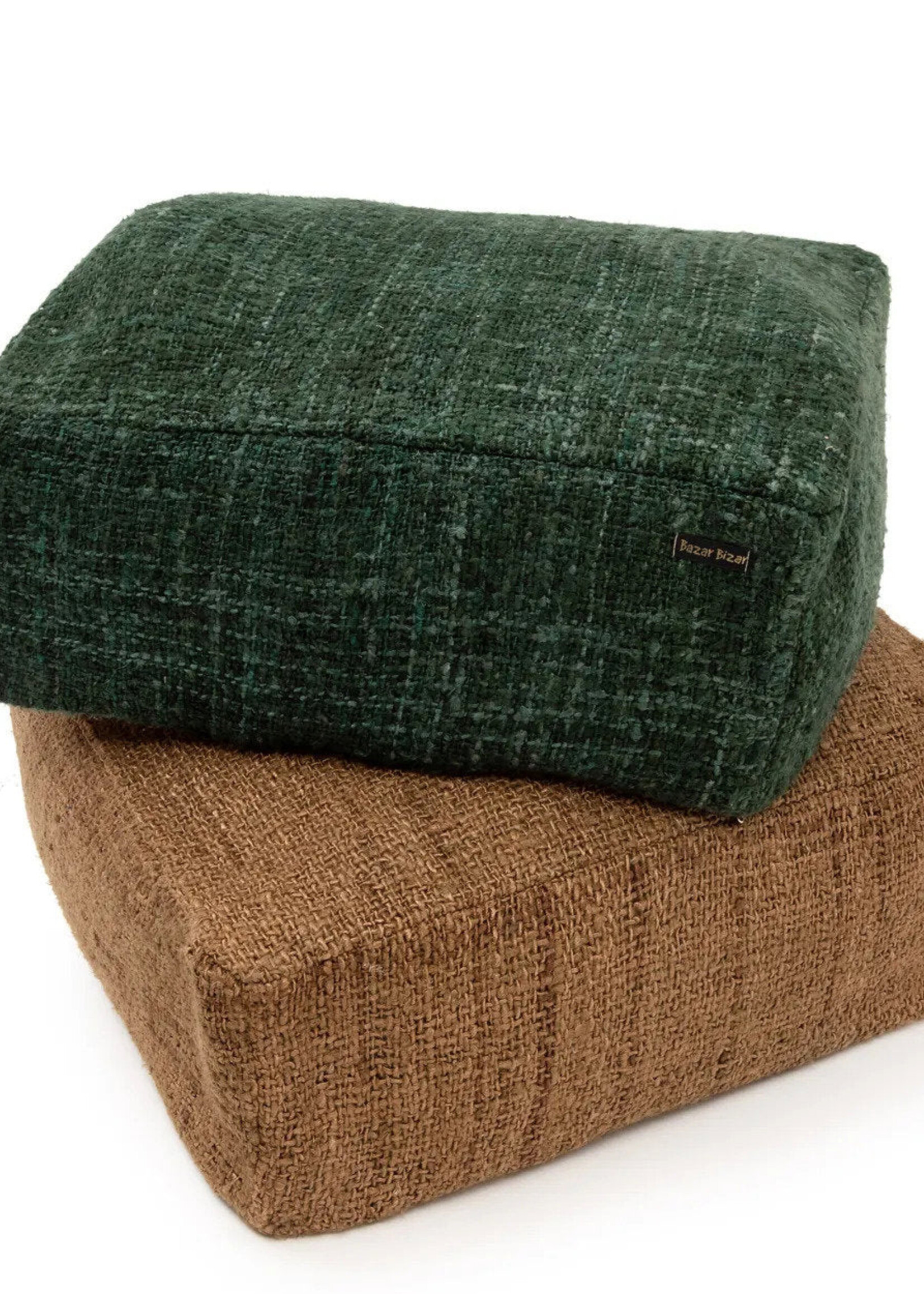 Bazar Bizar Antwerp The Oh My Gee Pouffe - Forest Green