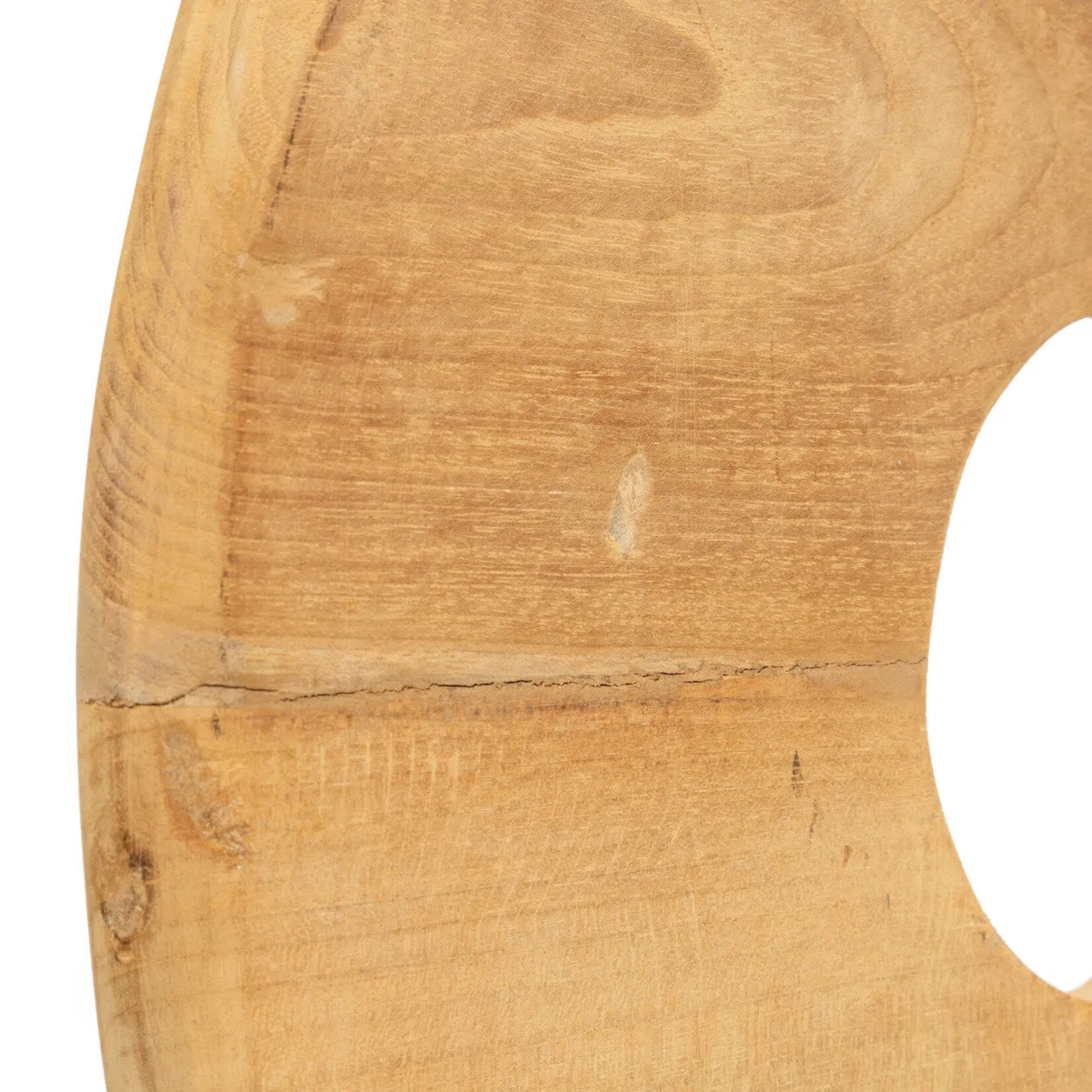 Bazar Bizar Antwerp The Teak Disc on Stand - L