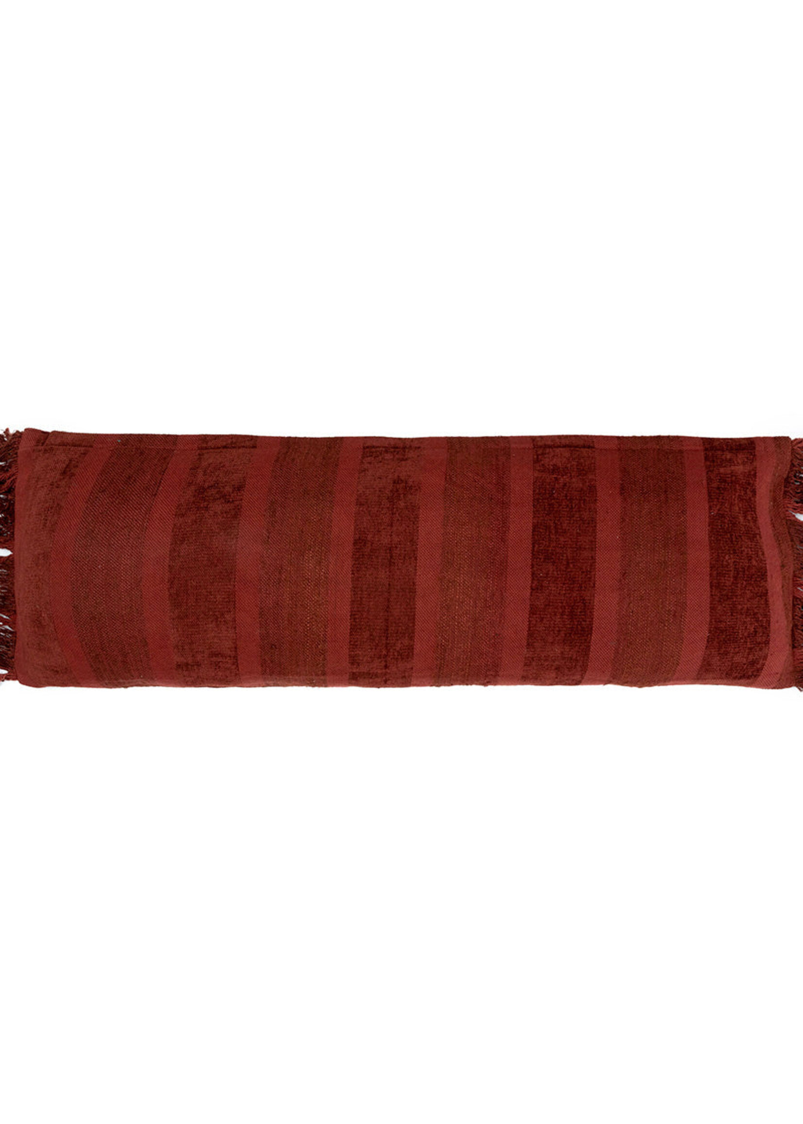 Bazar Bizar Antwerp The Oh My Gee Cushion Cover - Burgundy Velvet - 35x100